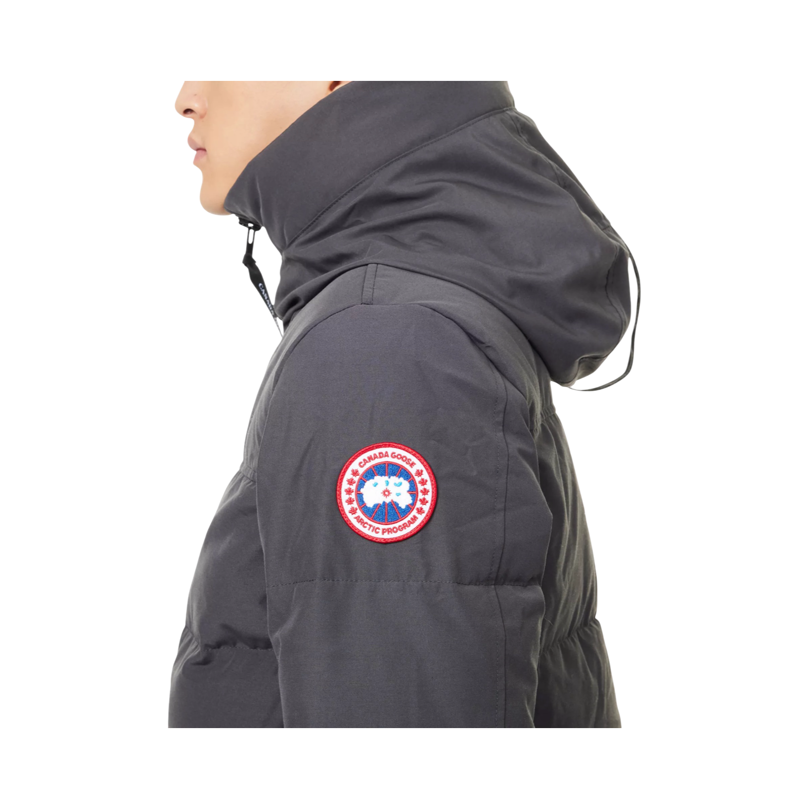 CANADA GOOSE MACMILLAN PADDED DOWN PARKA JACKET GRANITE GREY