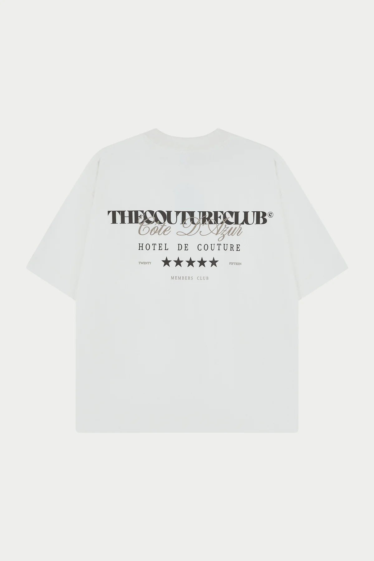 THE COUTURE CLUB HOTEL DE COUTURE T-SHIRT - OFF WHITE