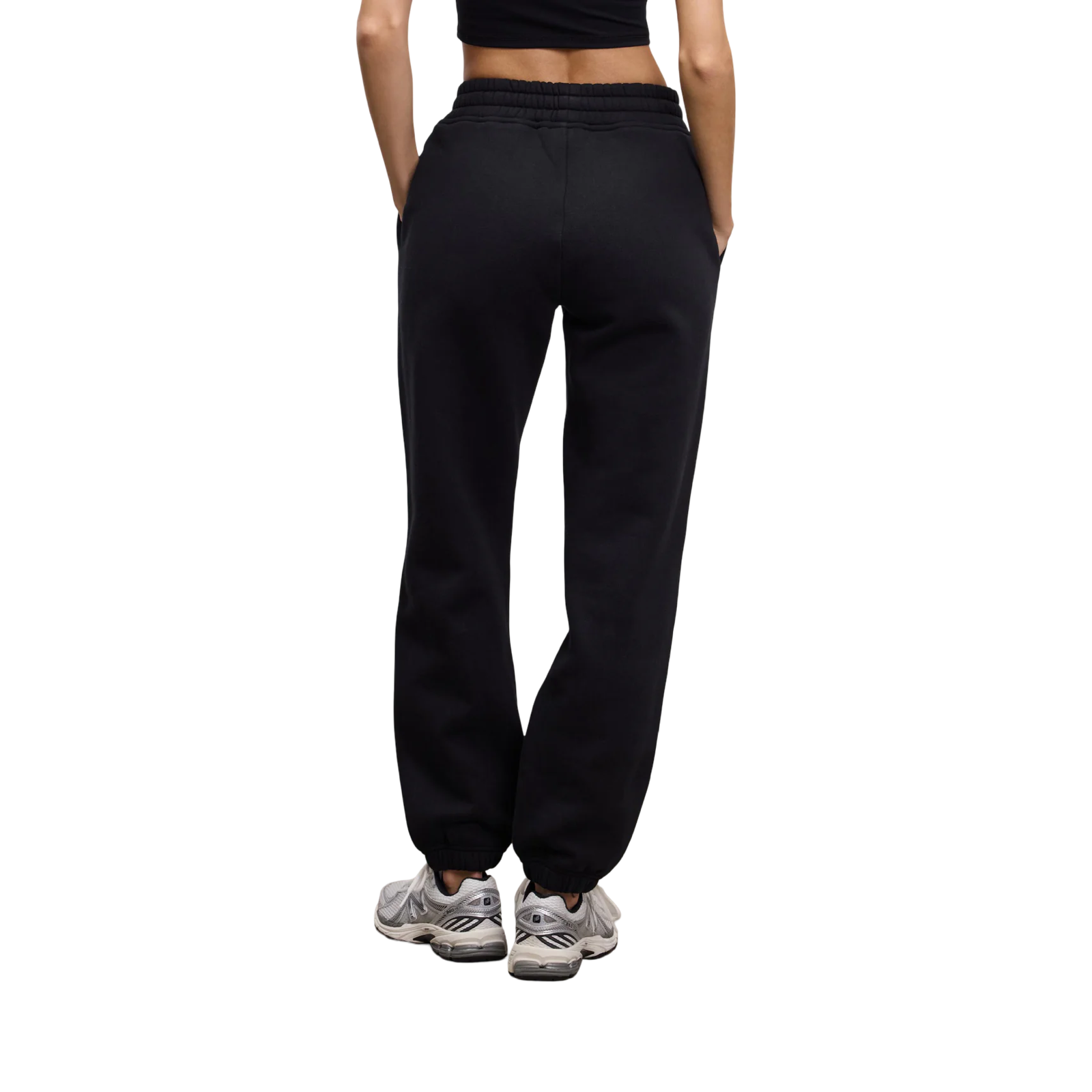 ARNE RELAXED CUFFED JOGGER BLACK