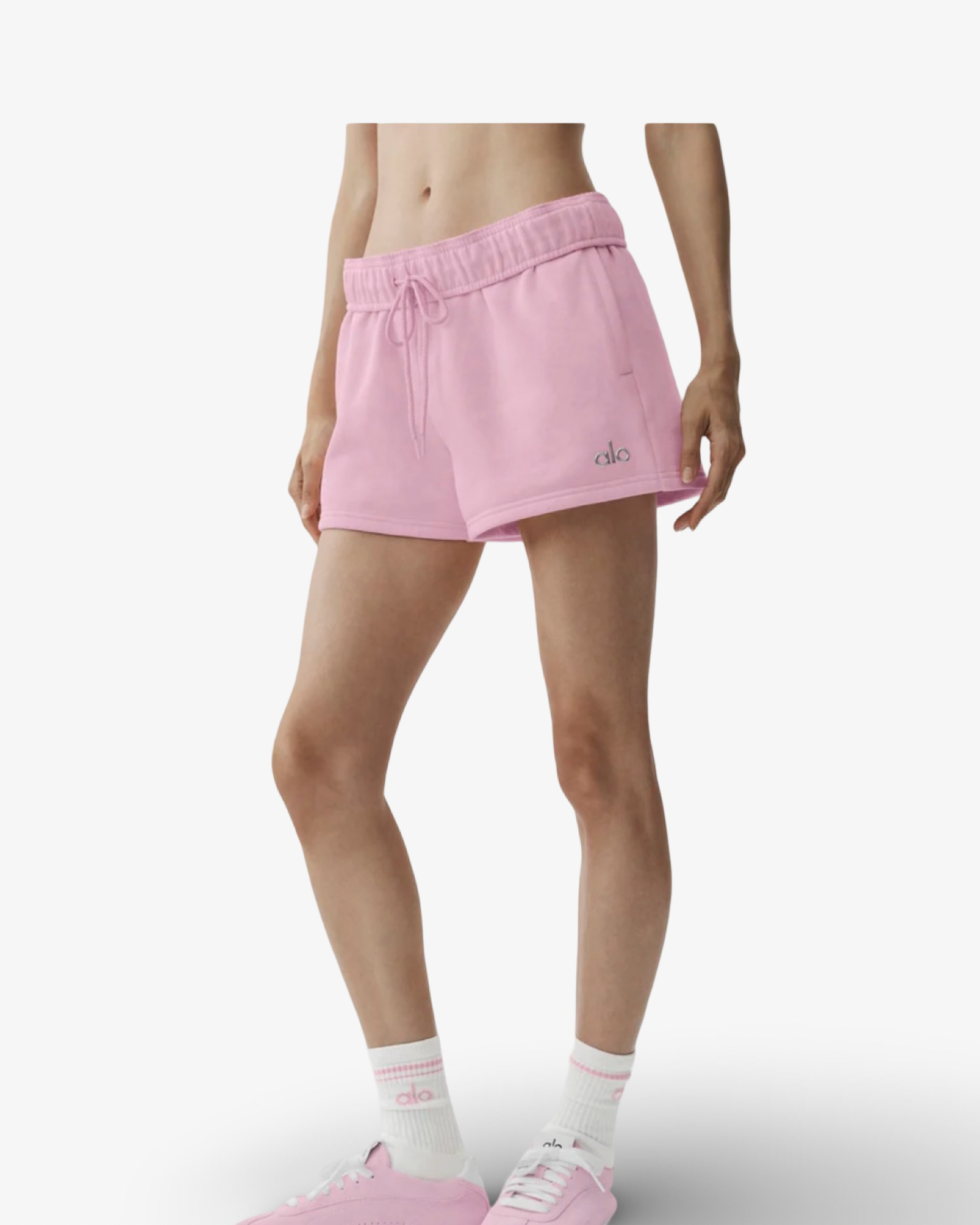 ALO ACCOLADE SHORT MARSHMALLOW PINK