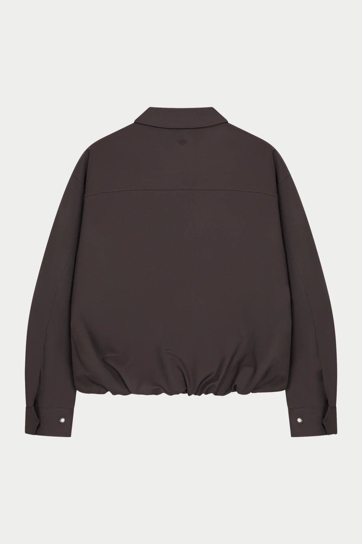 THE COUTURE CLUB RUCHED HARRINGTON JACKET - BROWN