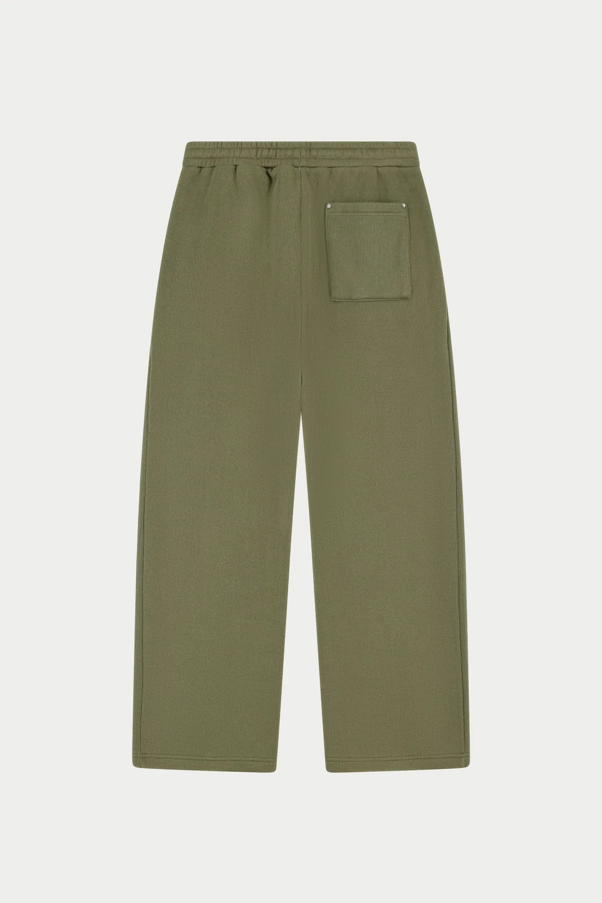 THE COUTURE CLUB KNIT CONTRAST DRAWCORDS RELAXED JOGGER - KHAKI