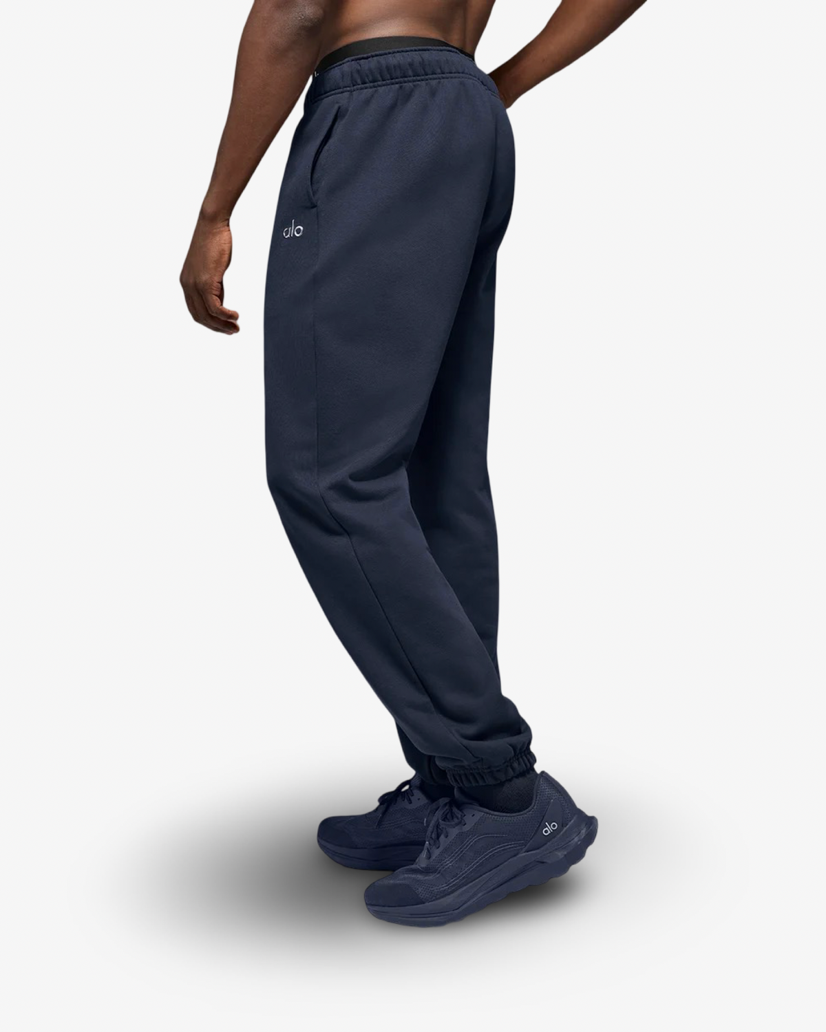 ALO ACCOLADE NAVY HOODIE & CUFFED JOGGER TRACKSUIT