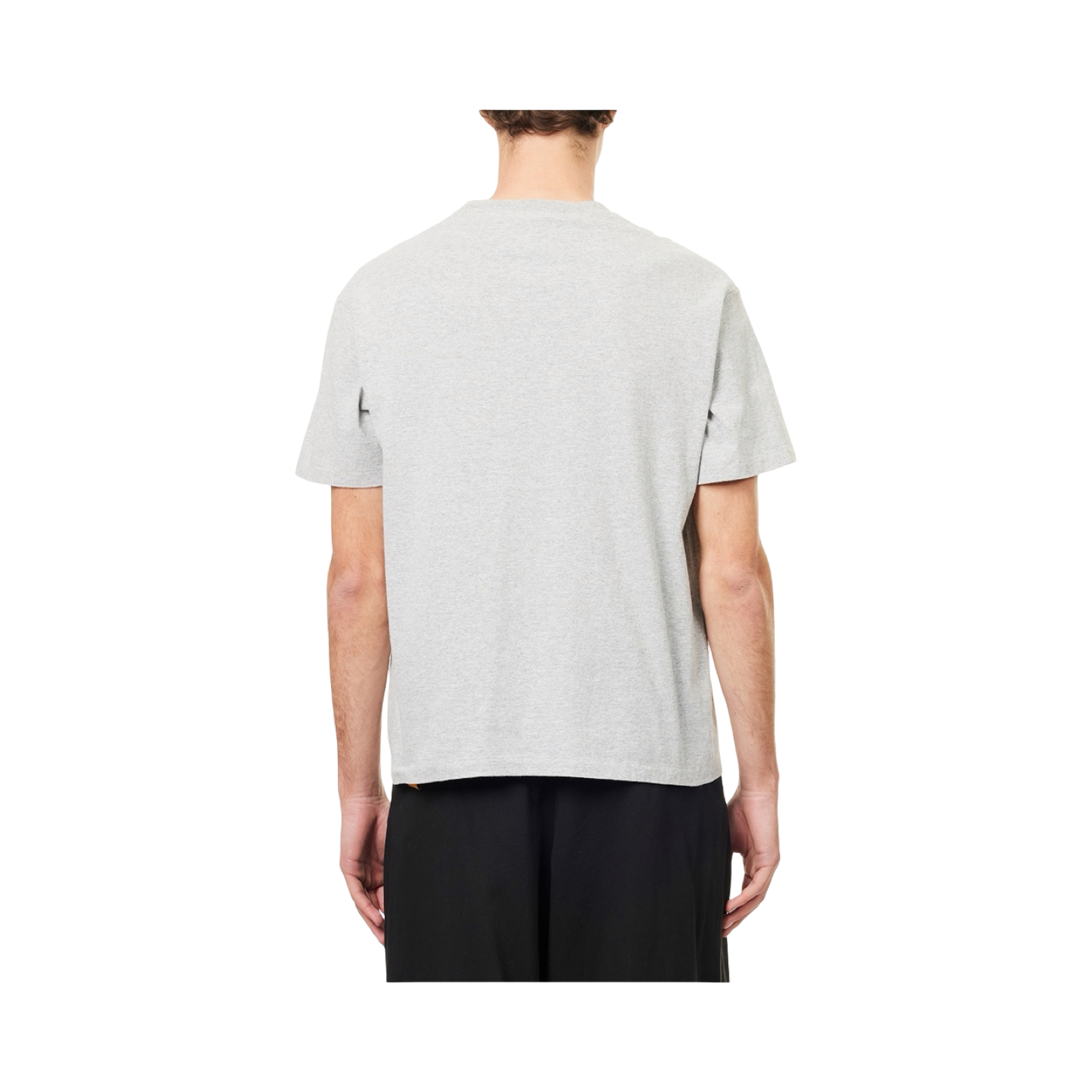 GALLERY DEPT PAINT LOGO RELAXED-FIT COTTON-JERSEY HOODIE - LIGHT HEATHER GREY