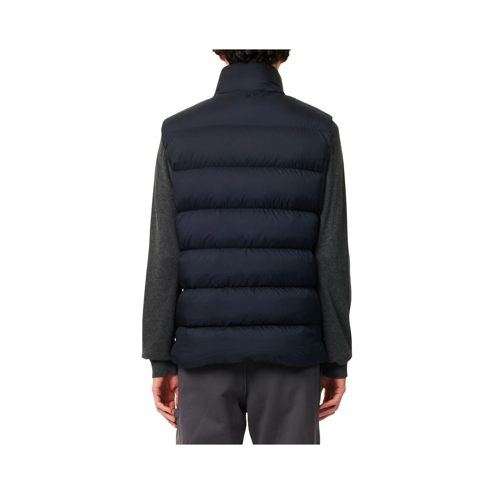 MONCLER TIBB BRAND-BADGE NYLON-DOWN GILET