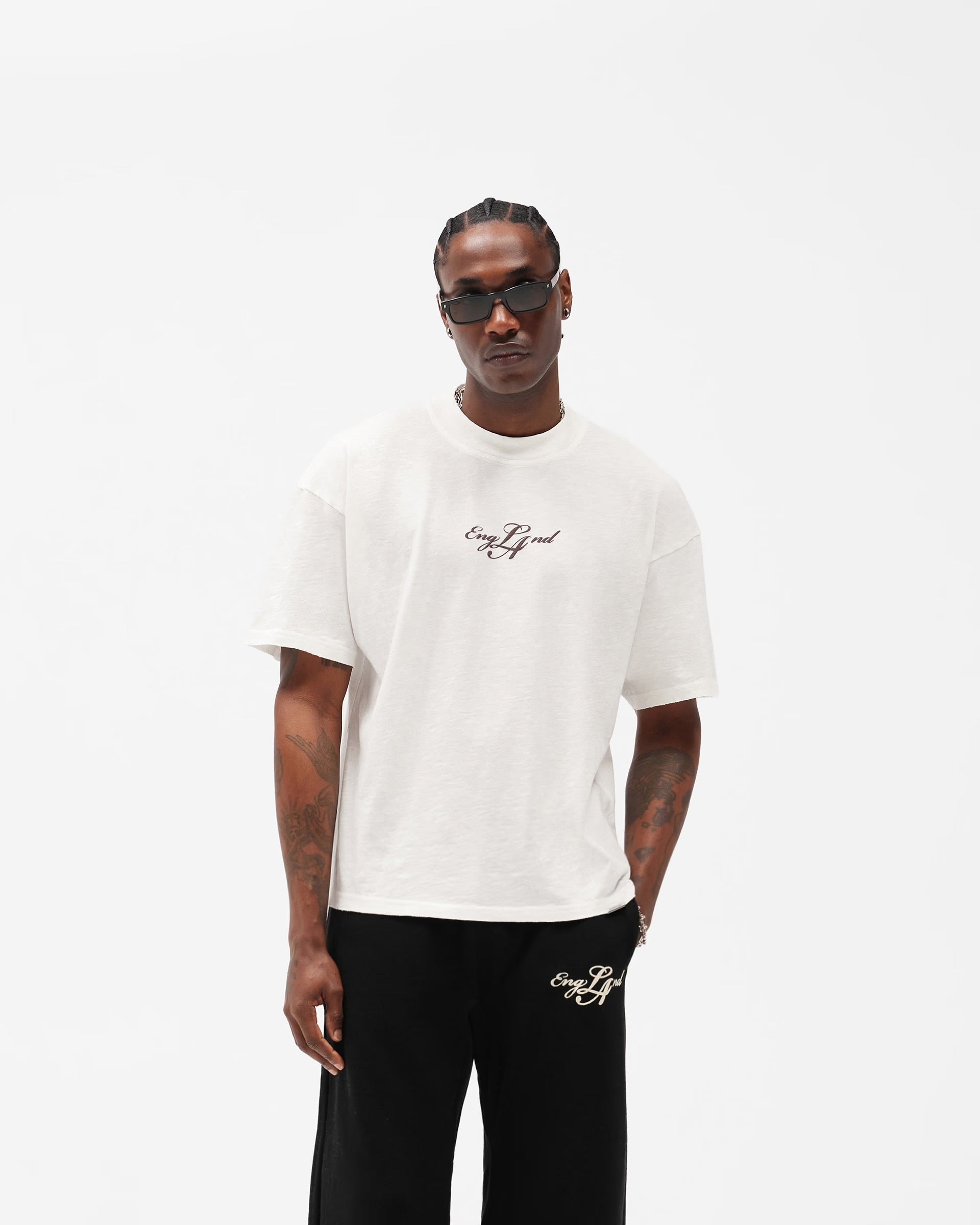 REPRESENT ENGLAND T-SHIRT - FLAT WHITE