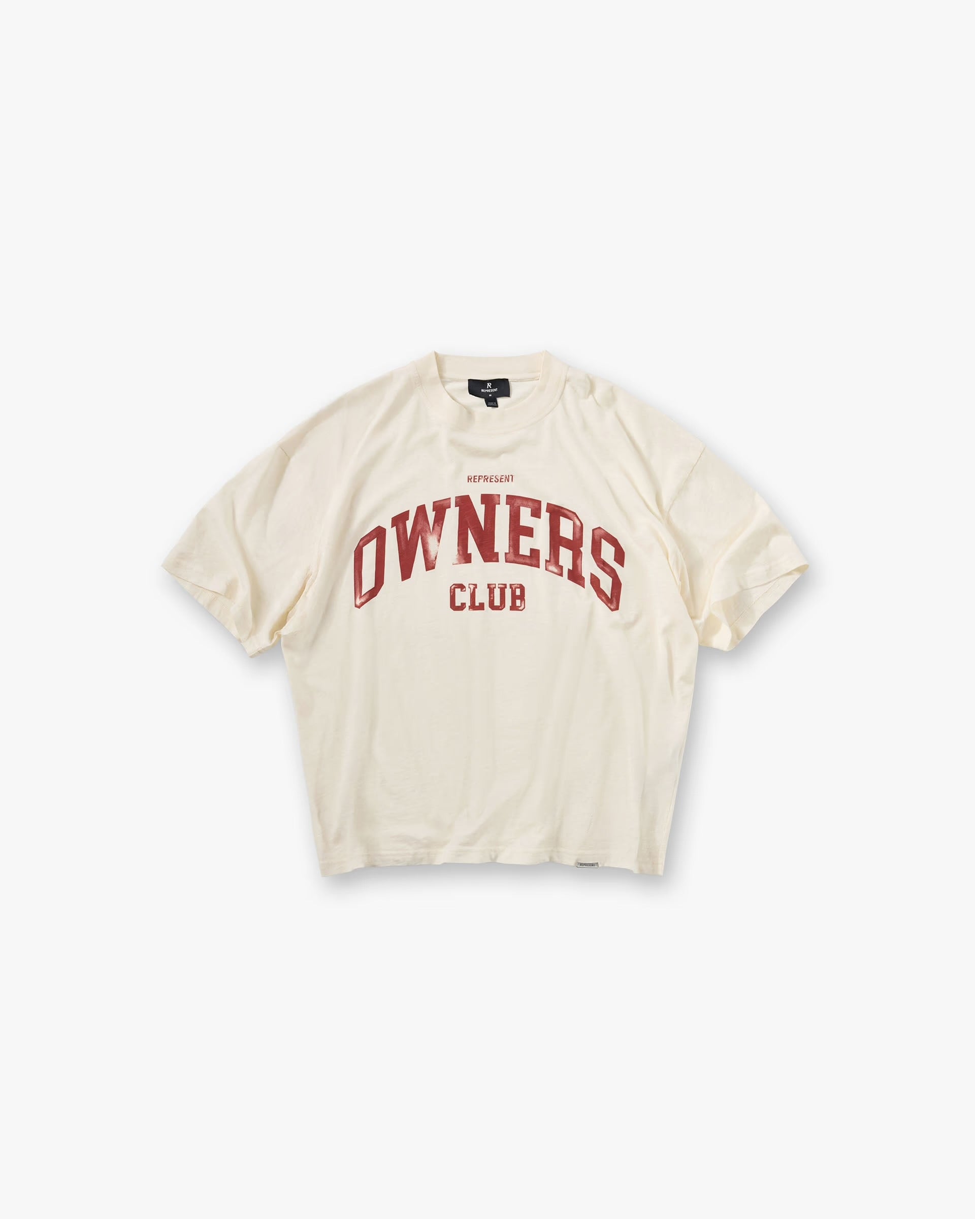 REPRESENT OWNERS CLUB T-SHIRT - BUTTERCREAM