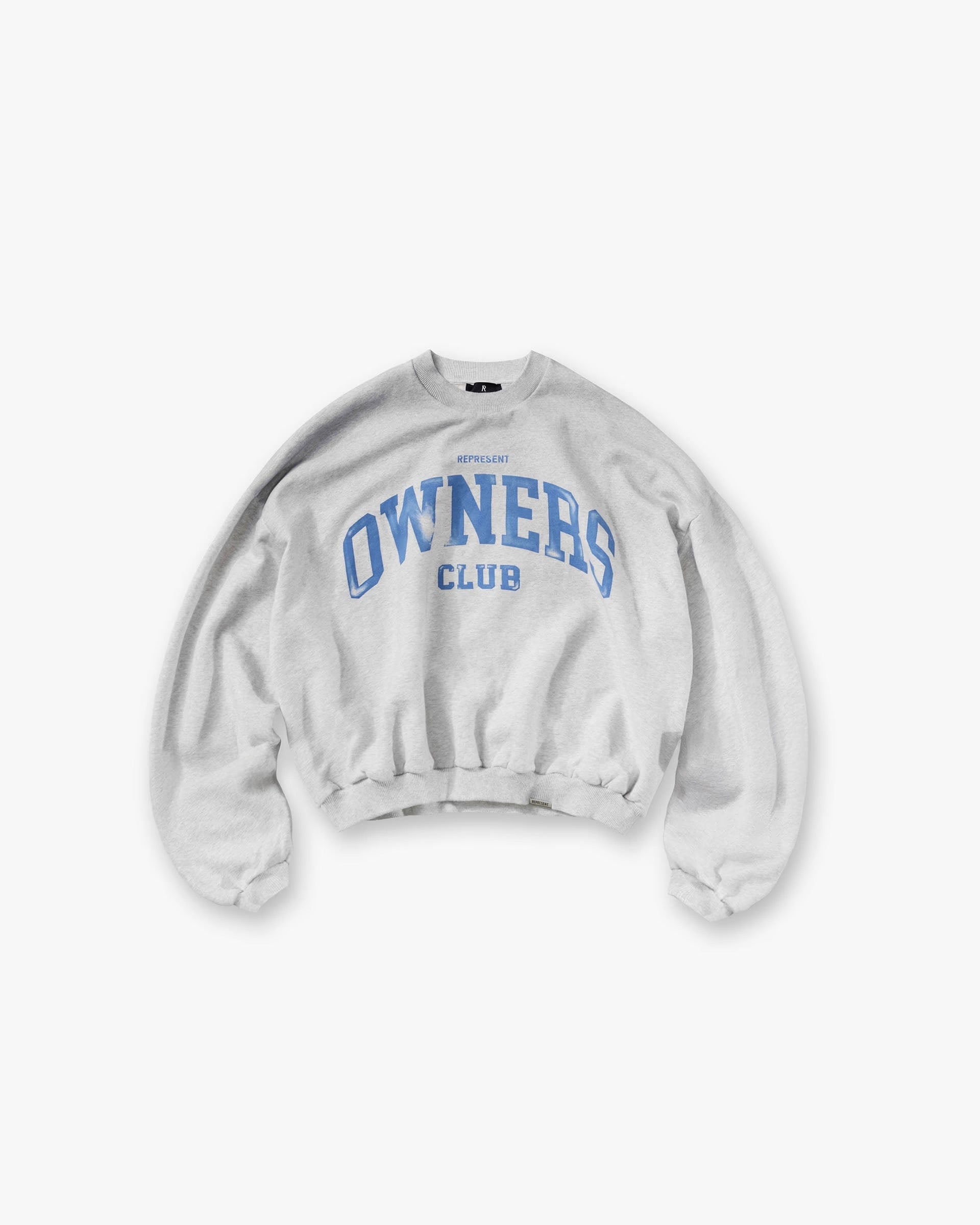 REPRESENT OWNERS CLUB SWEATSHIRT - SPRAYED ICE GREY MARL