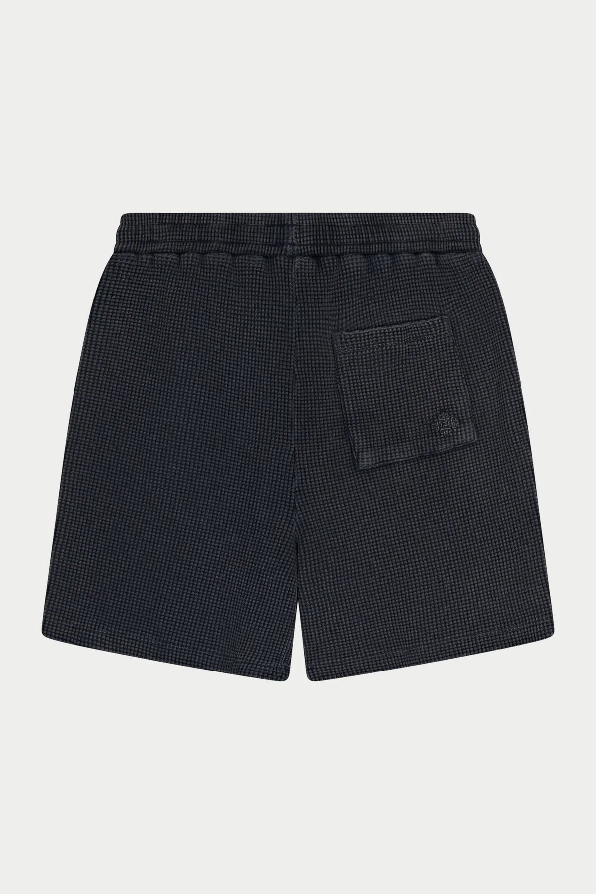 THE COUTURE CLUB WAFFLE SHORT - BLACK