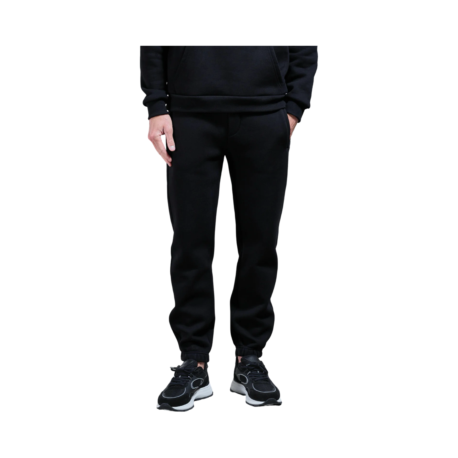 ARNE RELAXED FIT JOGGER BLACK