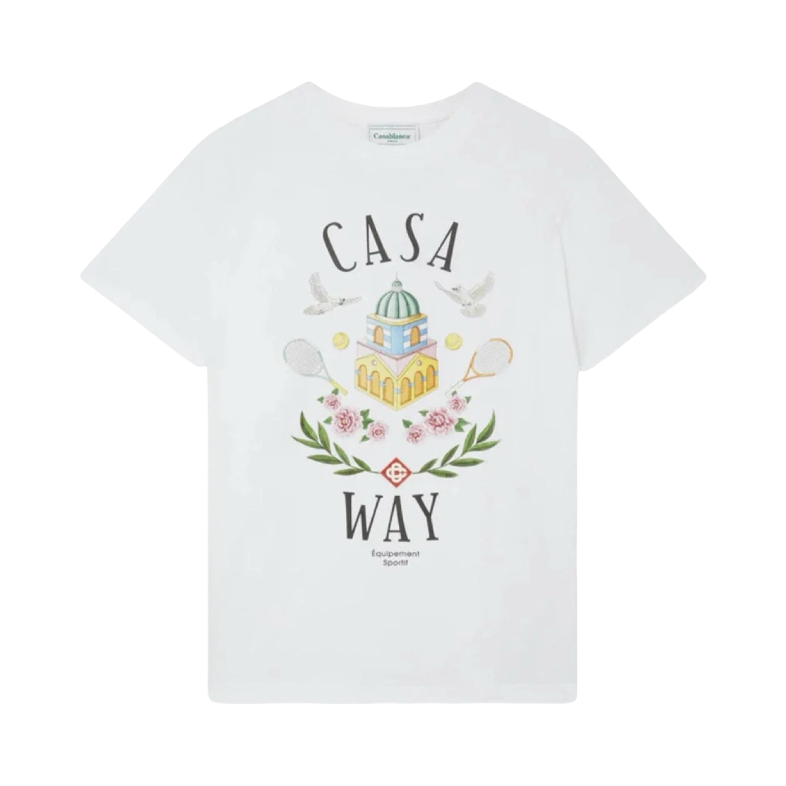 CASABLANCA PRINTED T-SHIRT