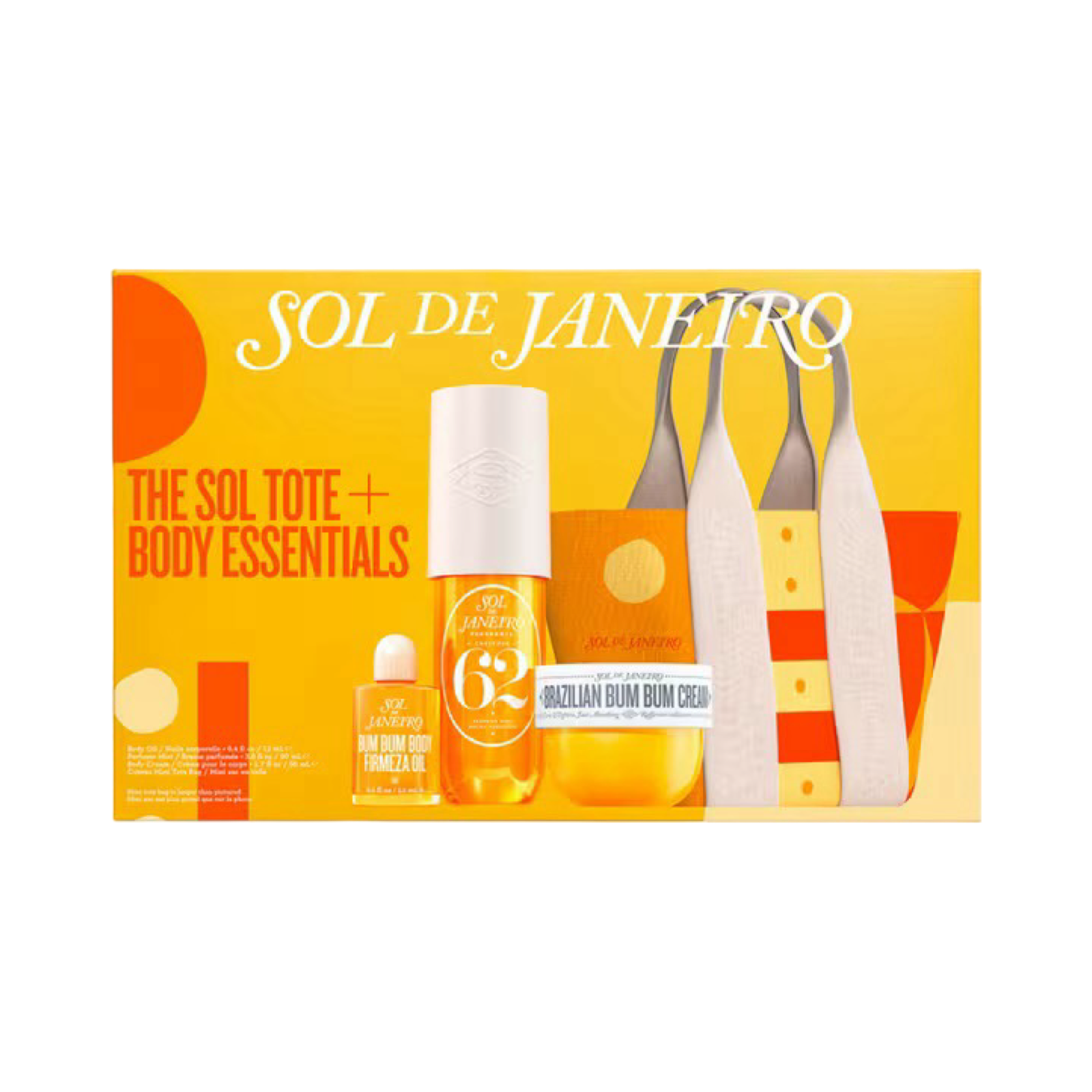 SOL DE JANEIRO SOL TOTE & BODY ESSENTIALS BODYCARE GIFT SET
