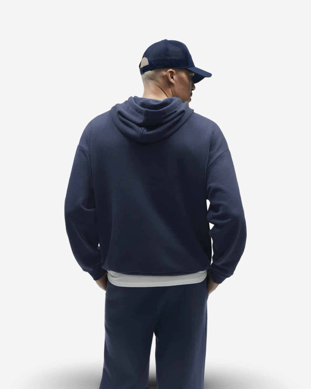 ALO ACCOLADE NAVY HOODIE & CUFFED JOGGER TRACKSUIT