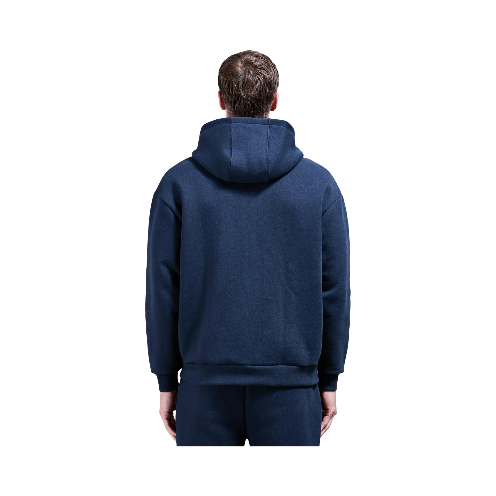 ARNE RELAXED ZIP THROUGH HOODIE NAVY