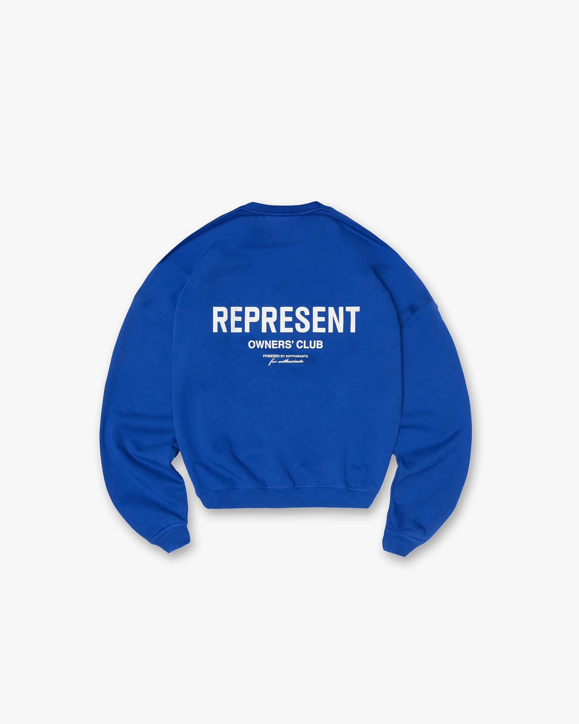 REPRESENT OWNERS CLUB SWEATSHIRT - COBALT BLUE