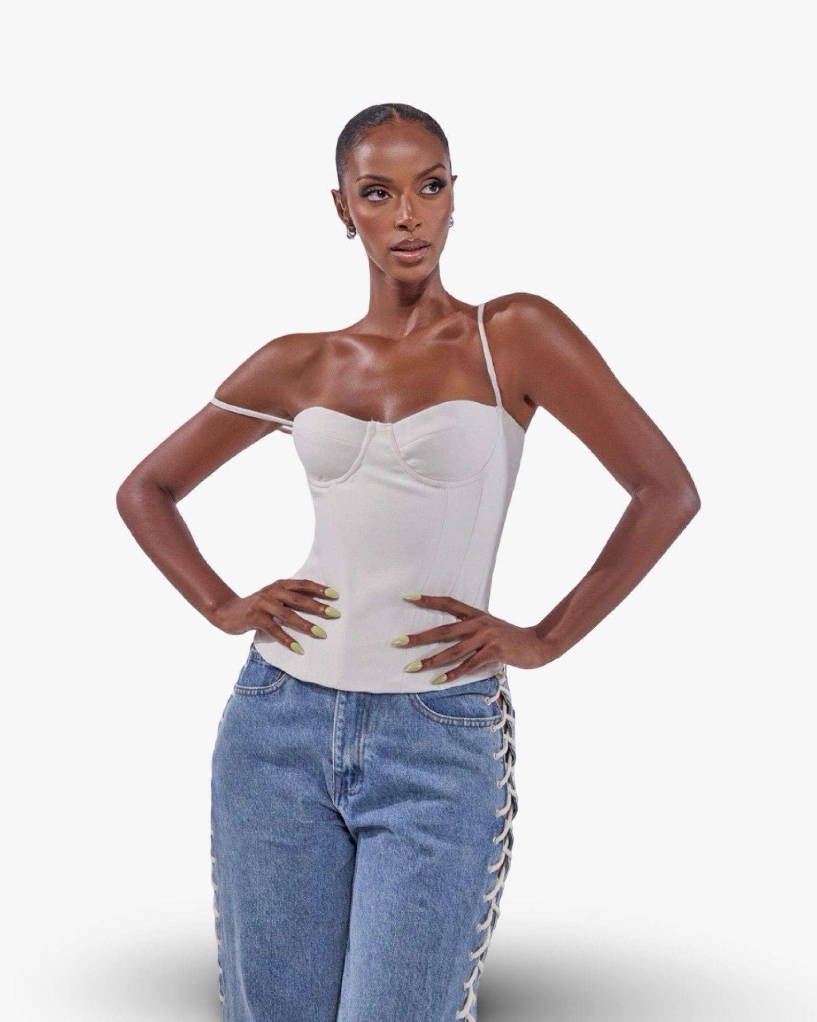 MARS THE LABEL EVERLY CORSET - OFF WHITE