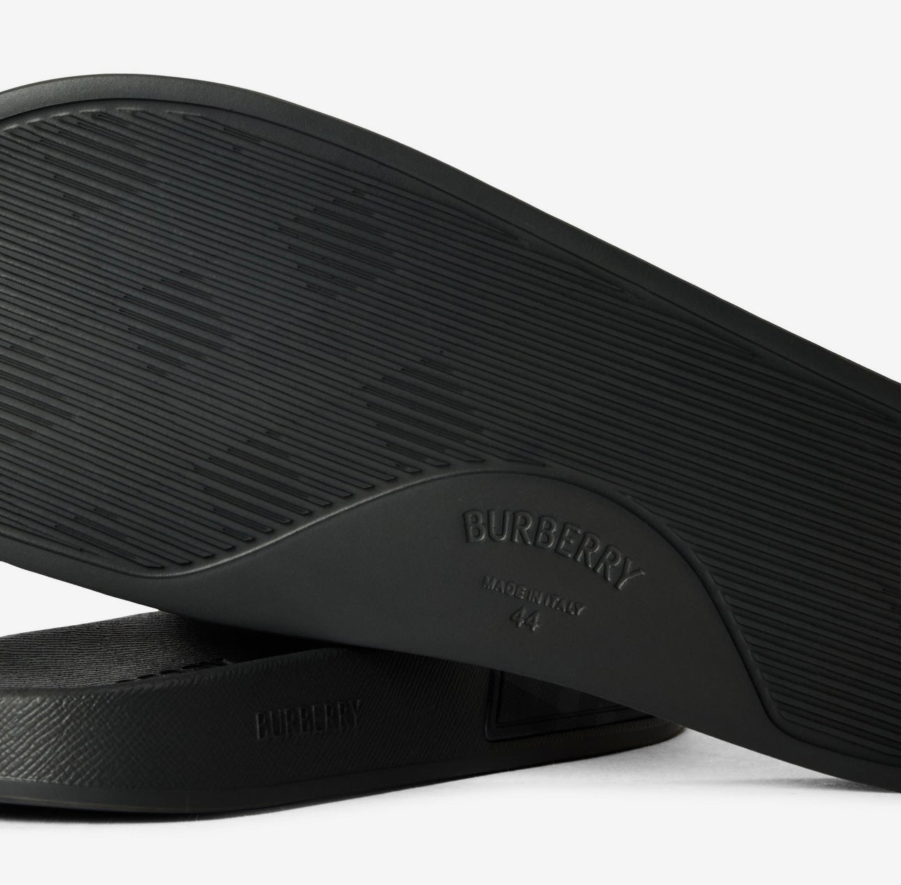 BURBERRY CHECK FURLEY LOGO SLIDER