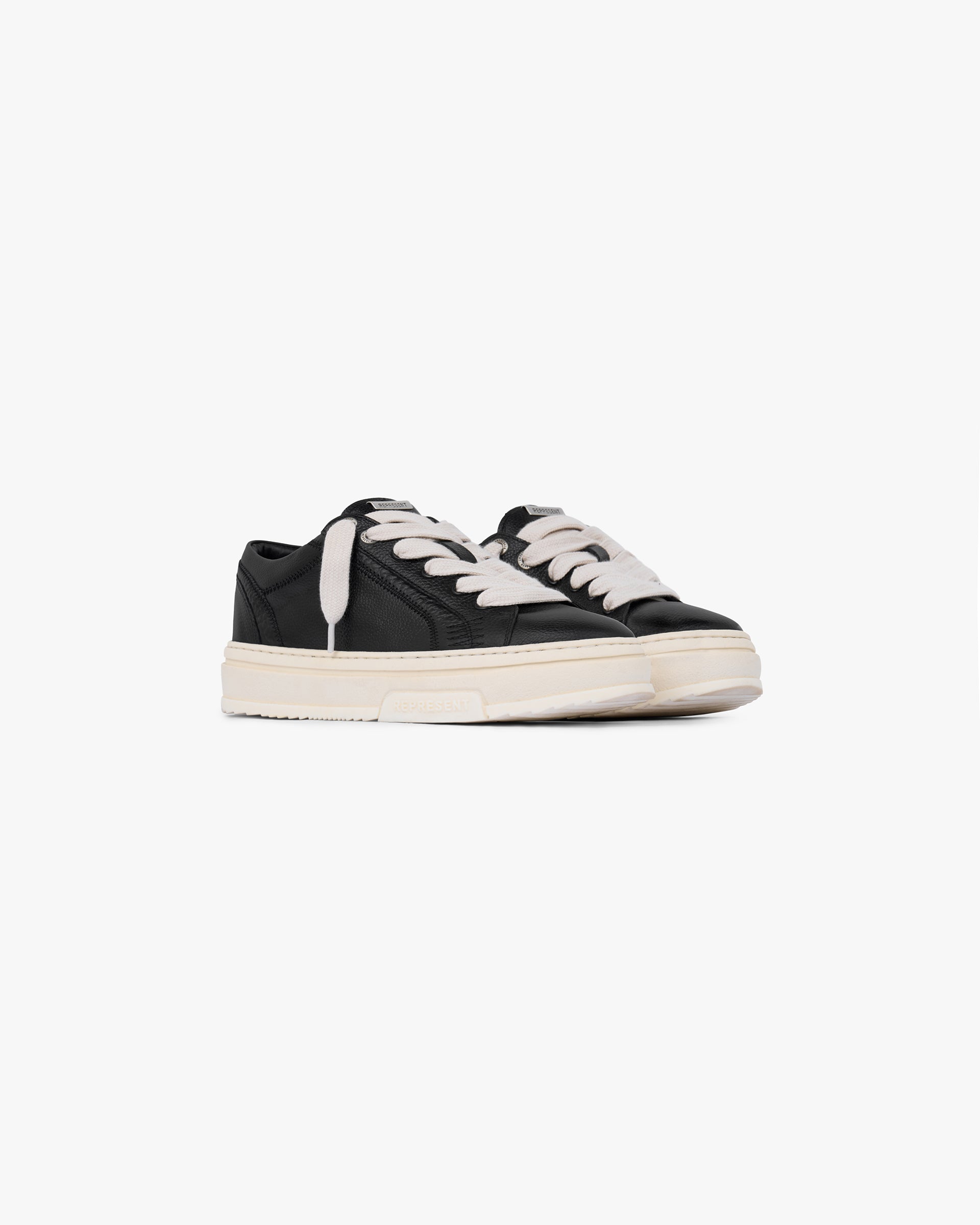 HTN LOW TUMBLED LEATHER - BLACK
