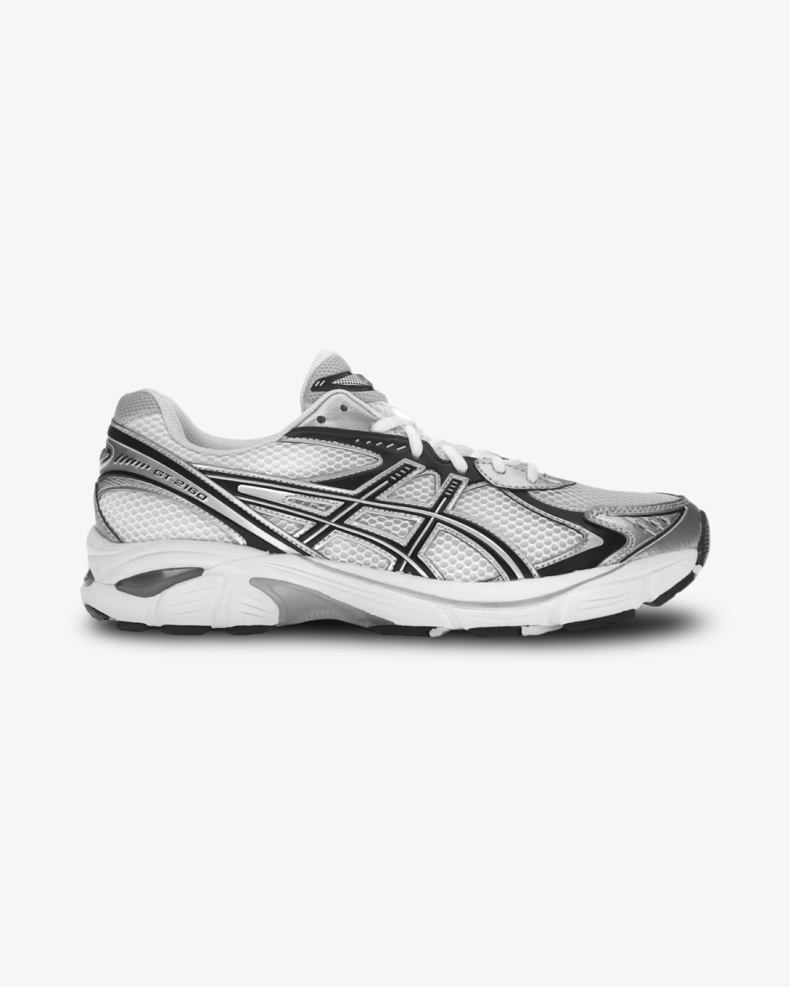 ASICS GT-2160 WHITE BLACK SILVER trainer product image