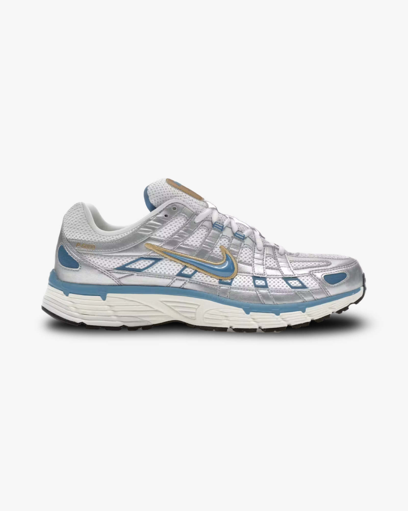 NIKE P-6000 METALLIC SILVER AEGEAN STORM trainer product image
