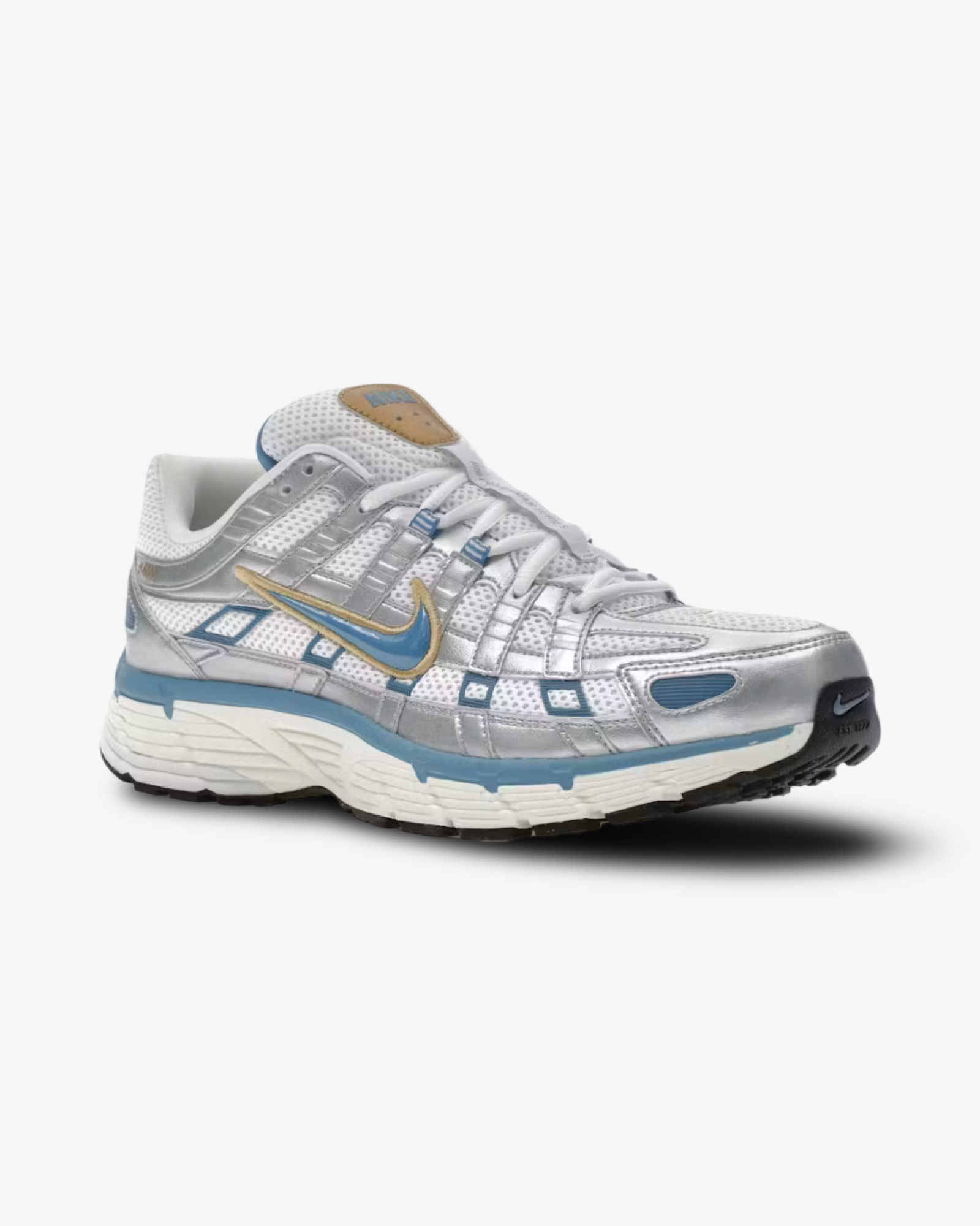 NIKE P-6000 METALLIC SILVER AEGEAN STORM