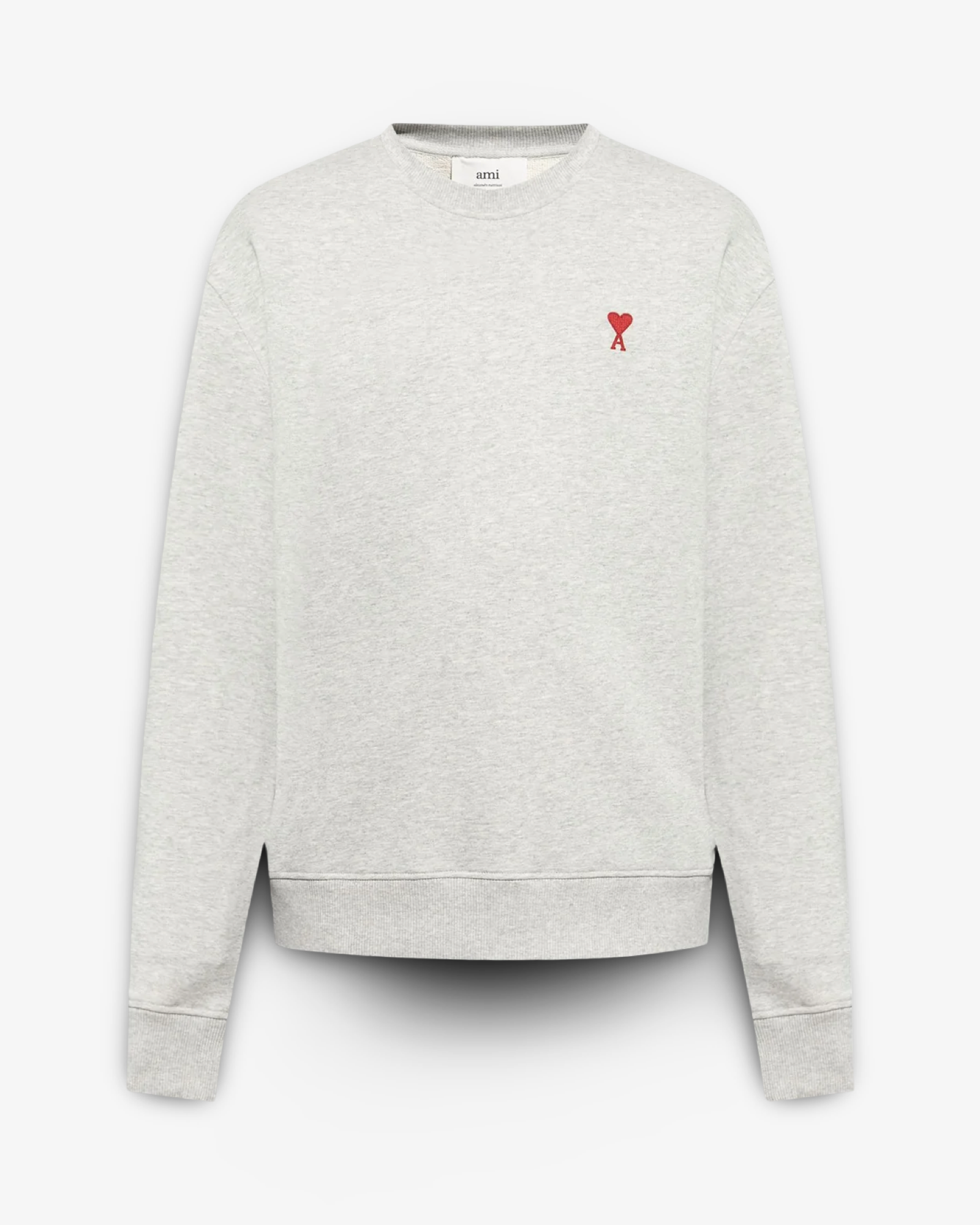AMI PARIS DE COEUR CREWNECK -  GREY