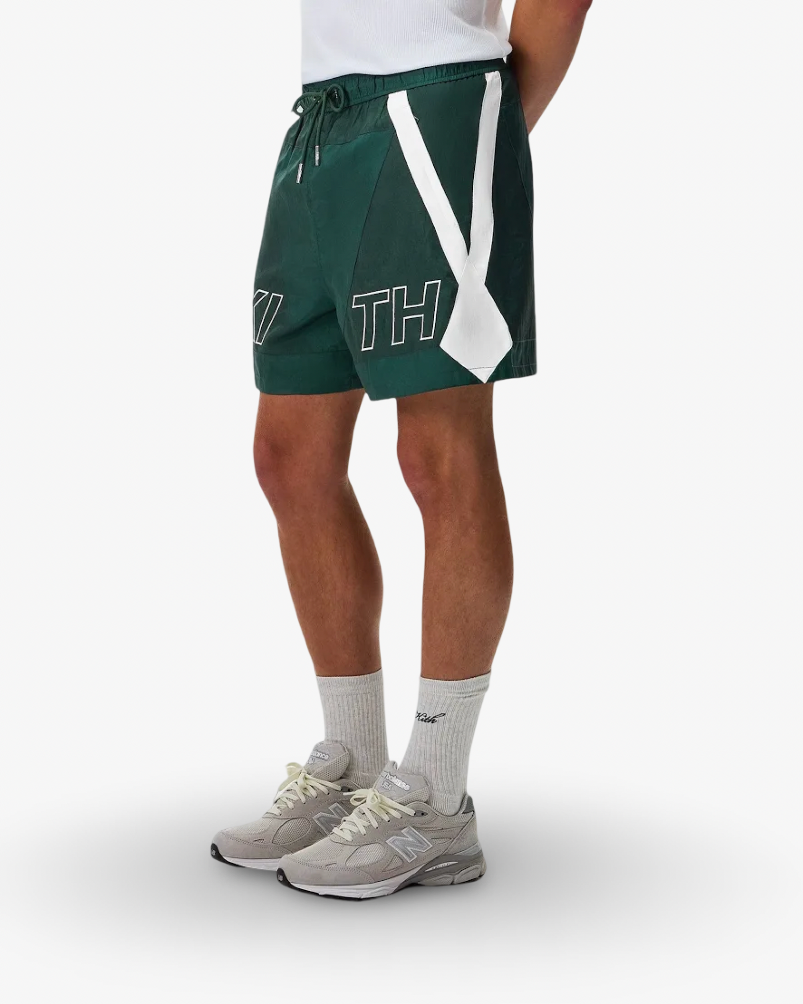 Kith Washed Nylon Turbo Short Chronicle Green