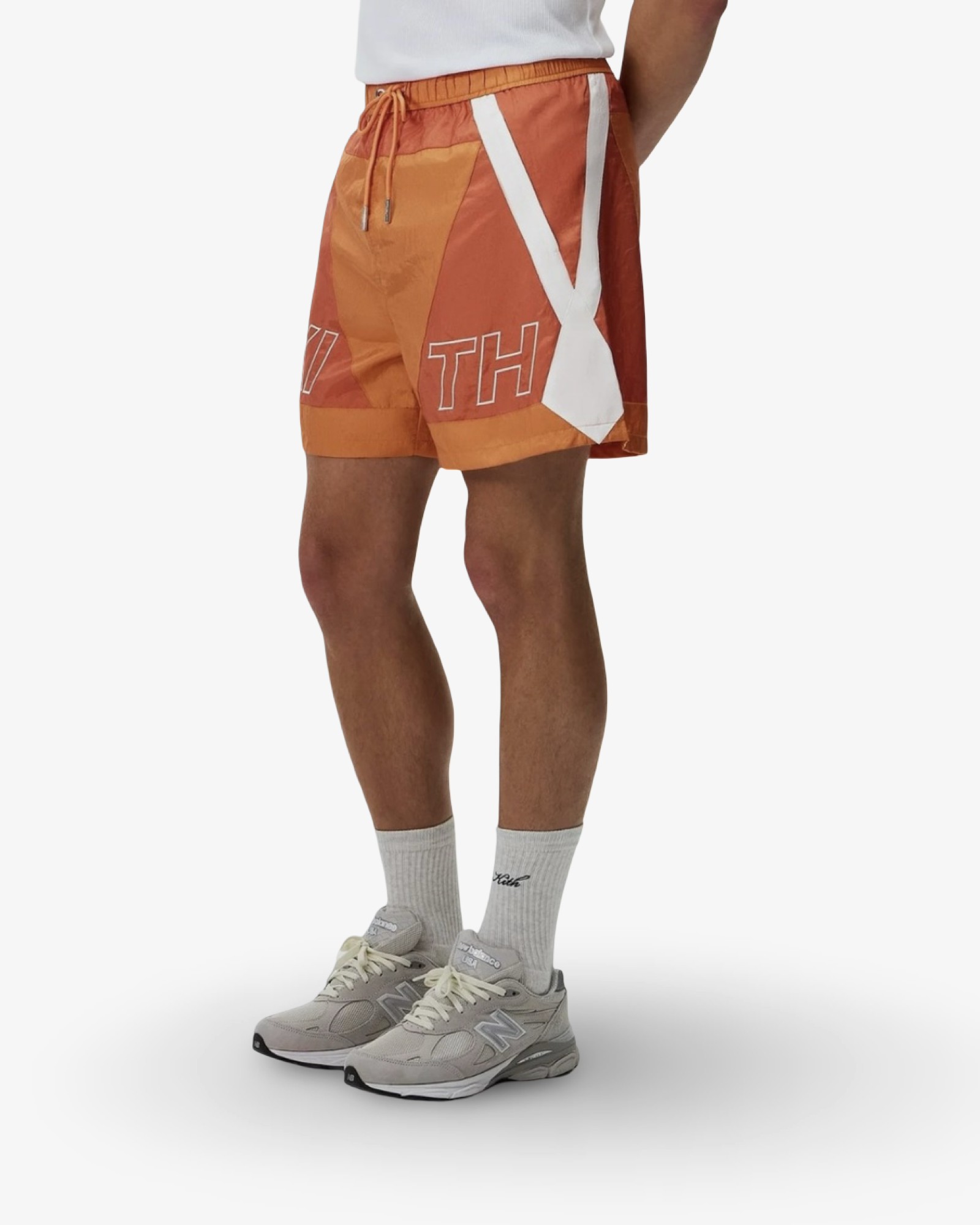 Kith Washed Nylon Turbo Clementine Shorts