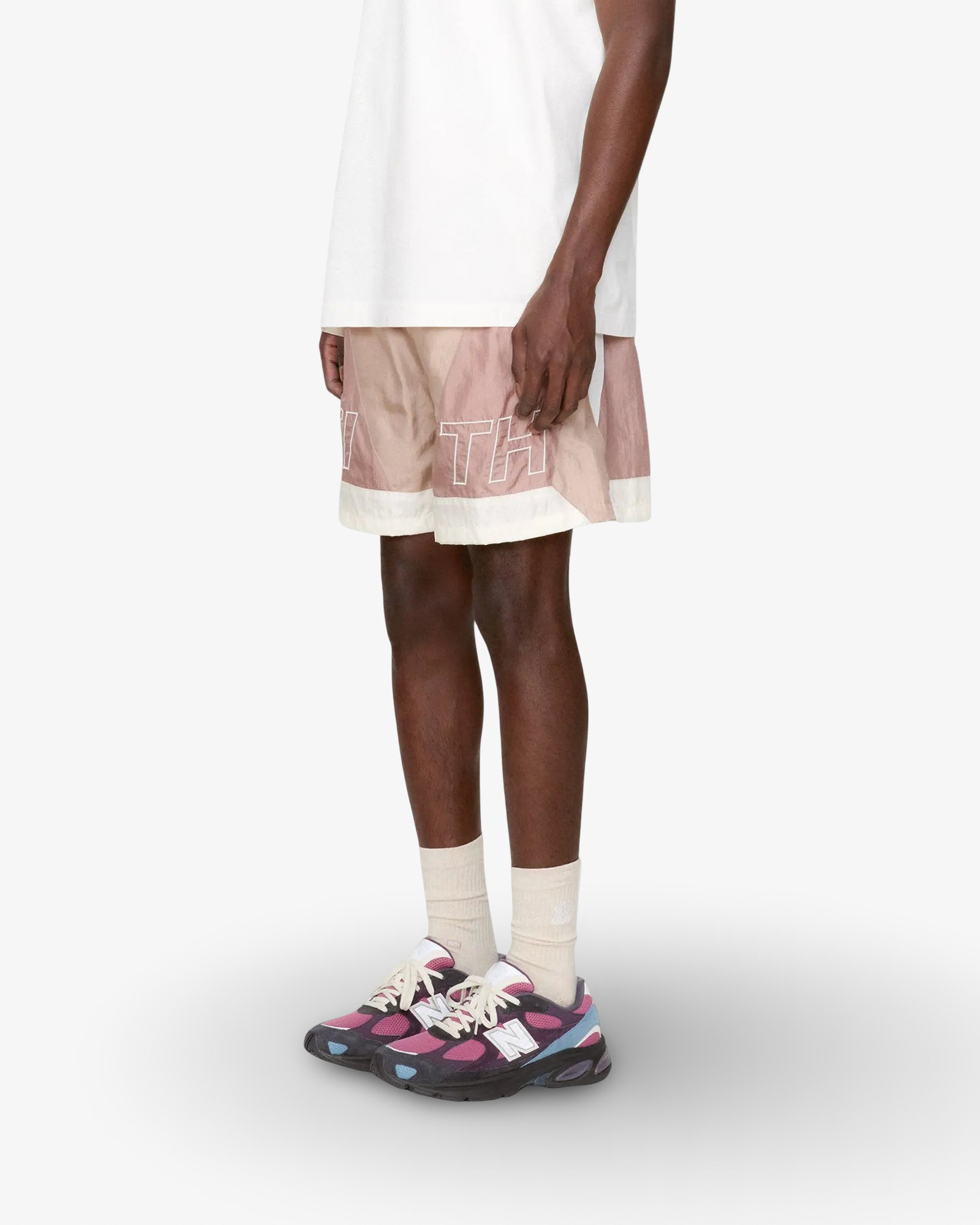 Kith Washed Turbo Dusty Mauve Shorts
