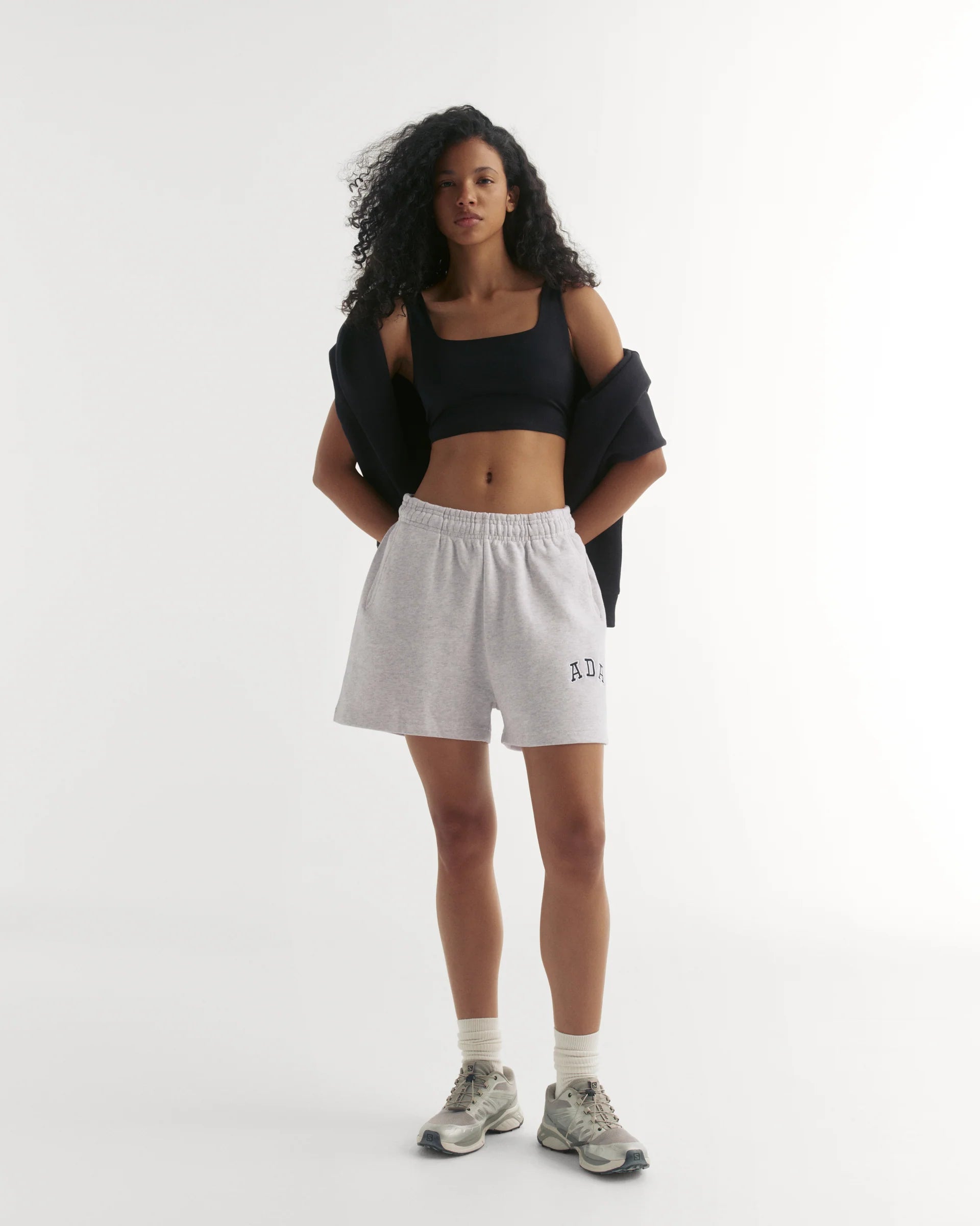 Adanola Ada Sweat Shorts - Grey