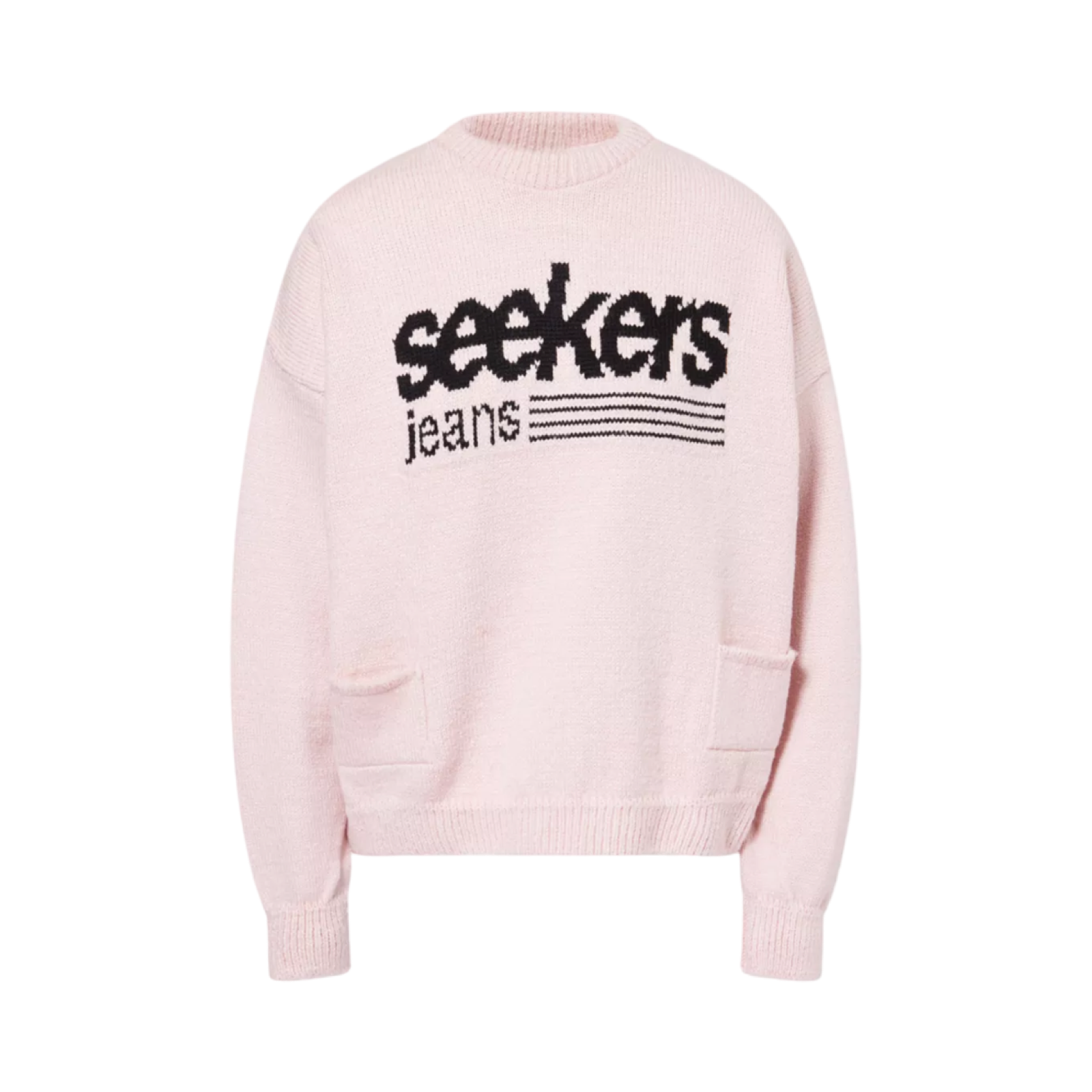 SEEKERS BRAND PINK KNITTED JUMPER