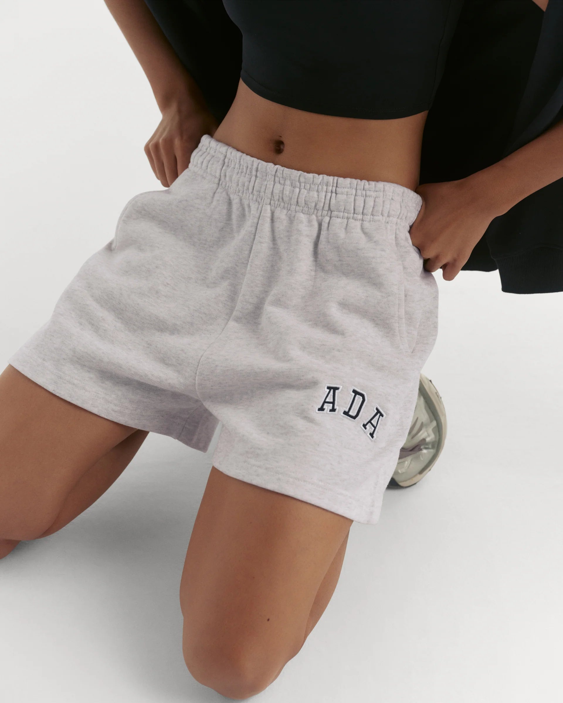 Adanola Ada Sweat Shorts - Grey