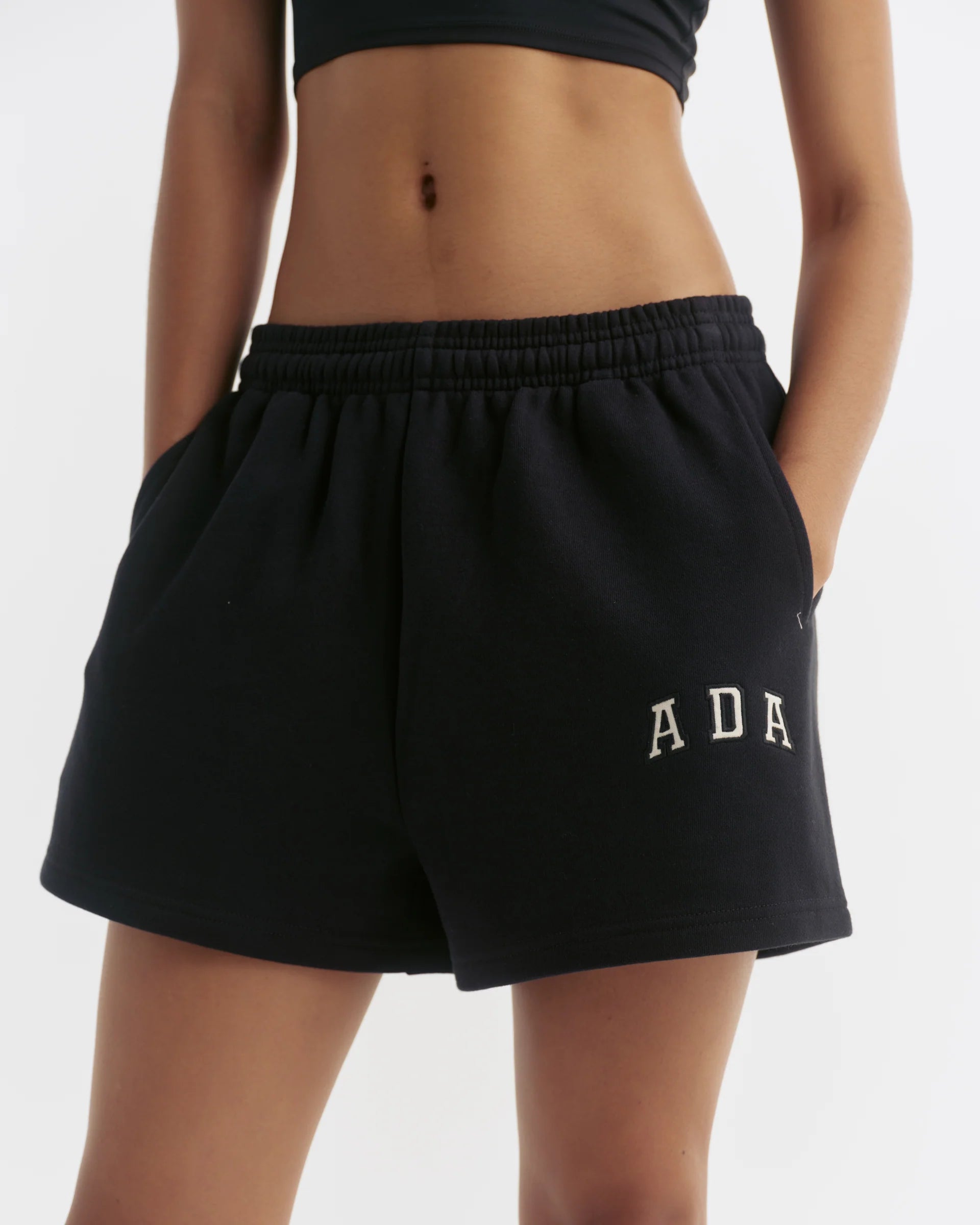 Adanola Ada Sweat Shorts - Black