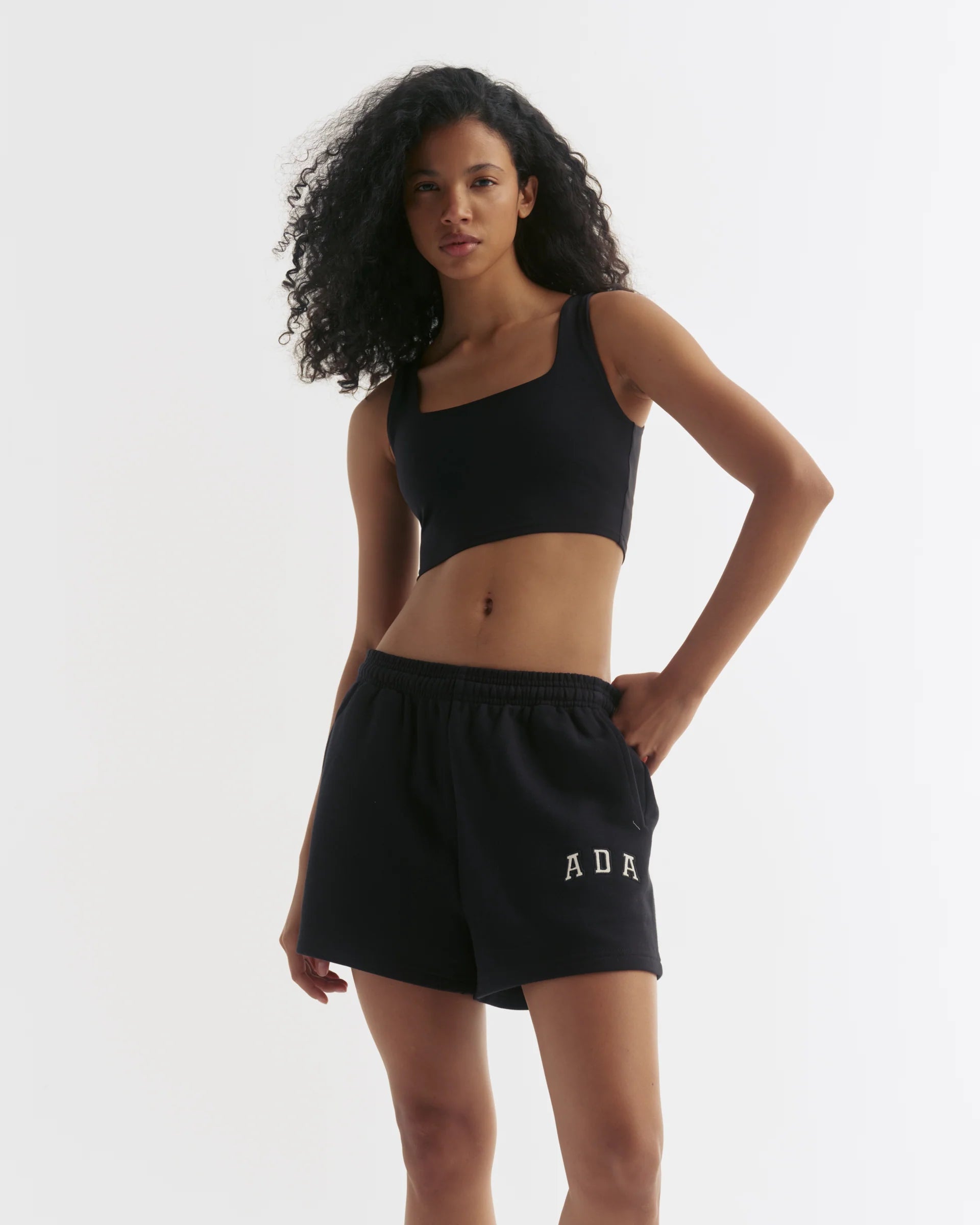 Adanola Ada Sweat Shorts - Black