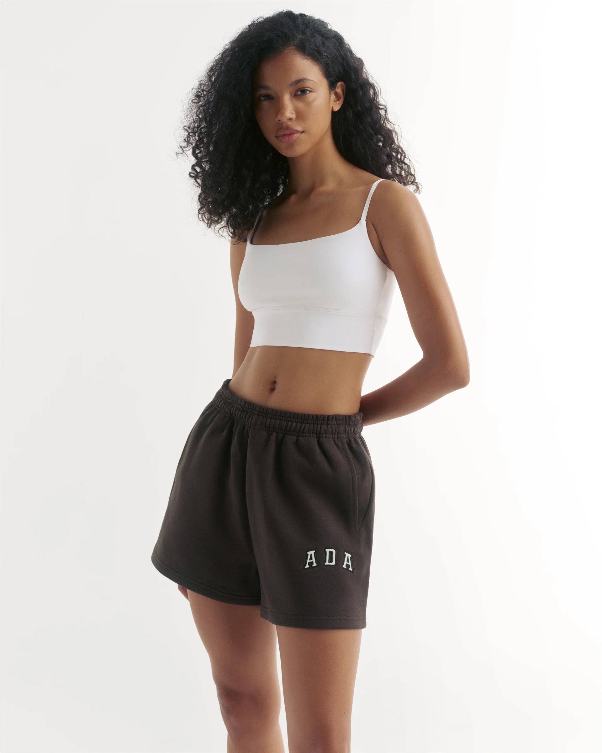 Adanola Ada Sweat Shorts - Brown