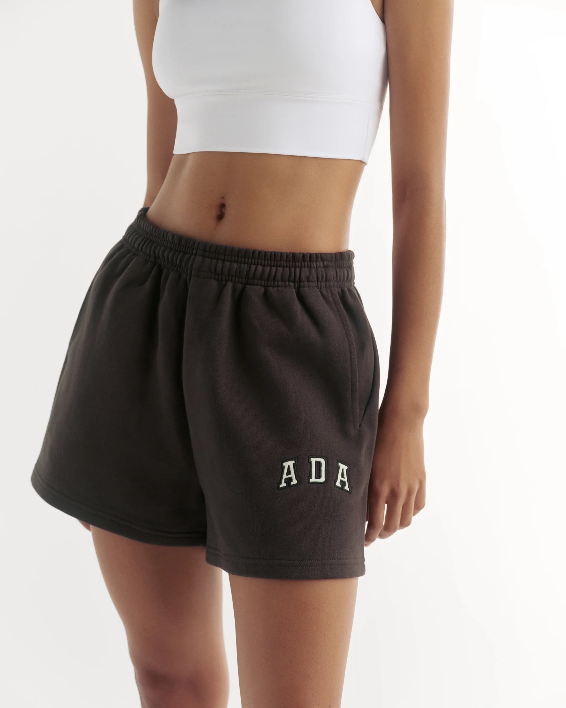 Adanola Ada Sweat Shorts - Brown