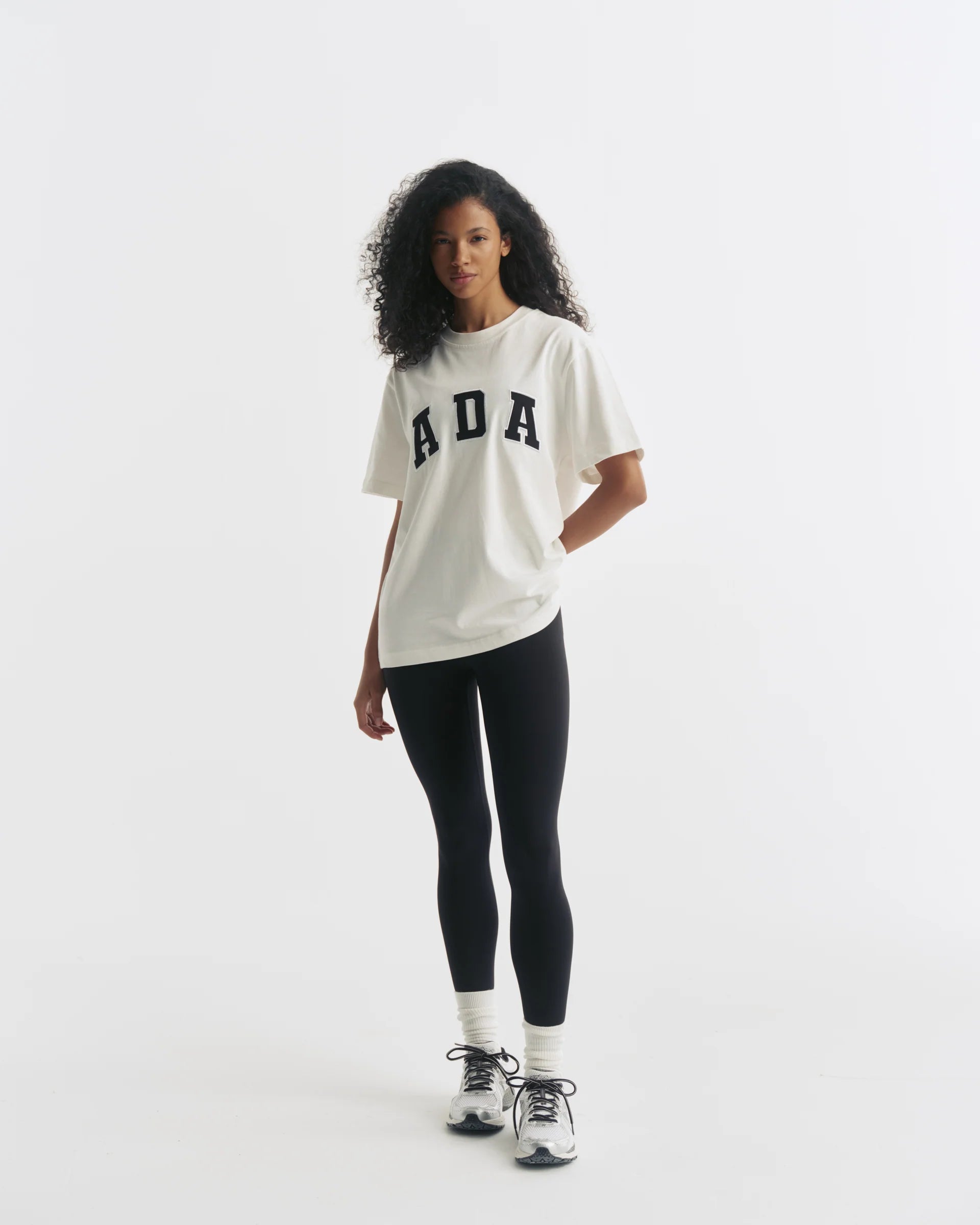 Adanola Ada Short Sleeve Oversized T-Shirt - White