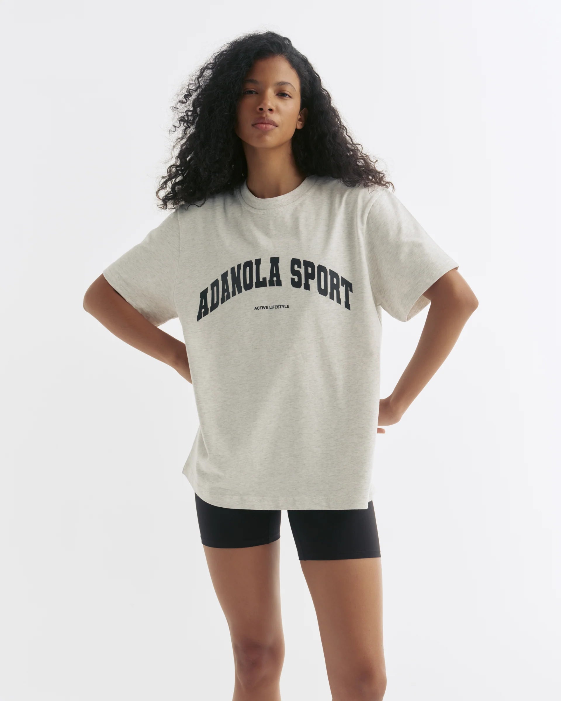 Adanola As Short Sleeve Oversized T-Shirt - Grey