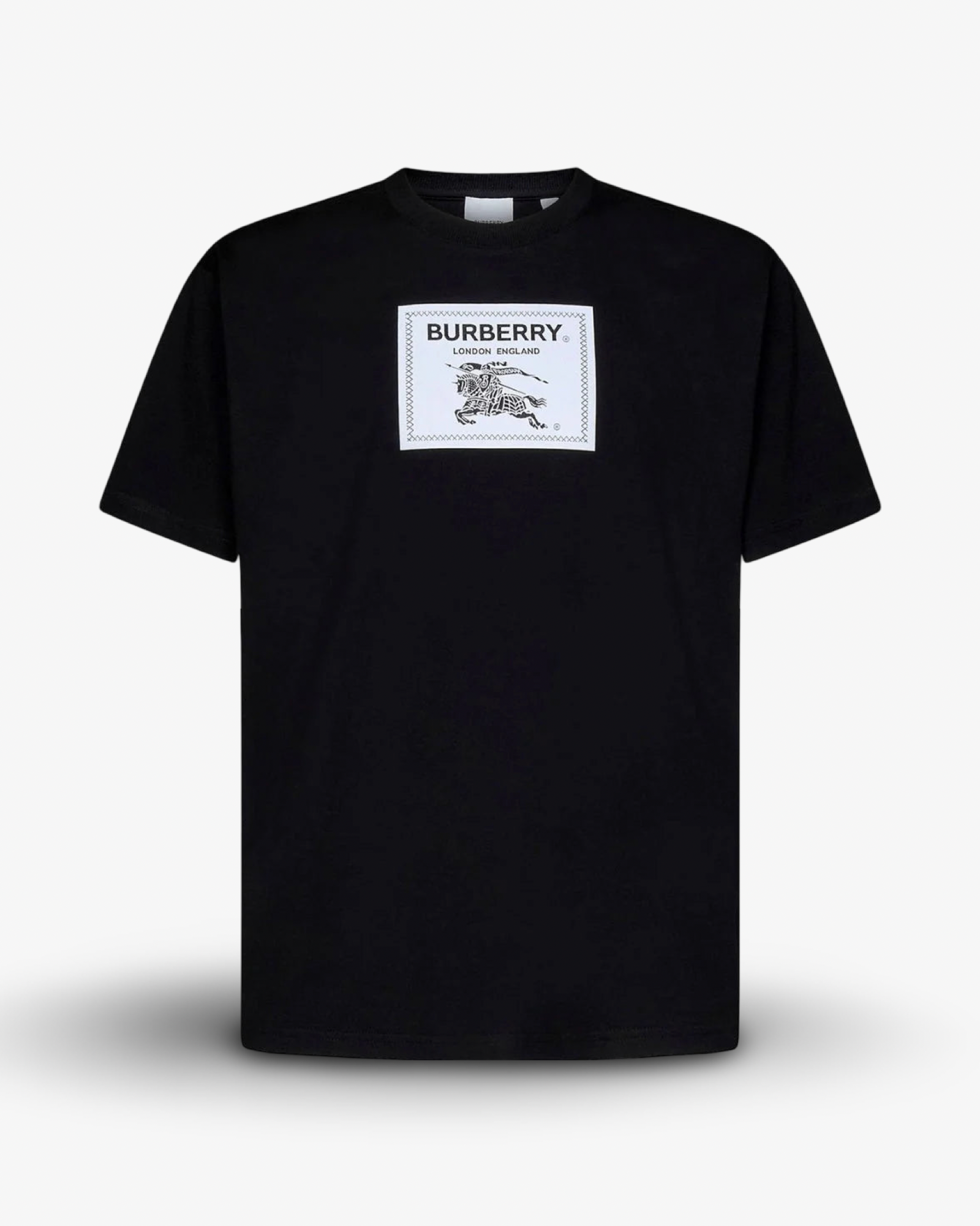 BURBERRY BOX LOGO BLACK T-SHIRT - BLACK