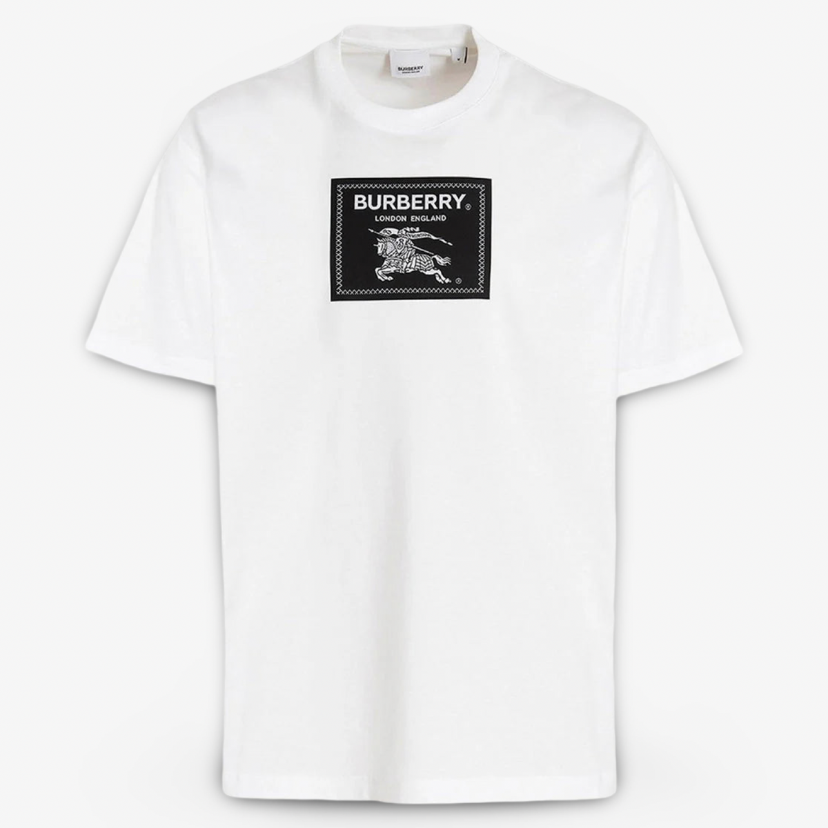 BURBERRY LONDON ENGLAND Tシャツ ホワイト S BURBERRY BOX LOGO WHITE T-SHIRT - WHITE