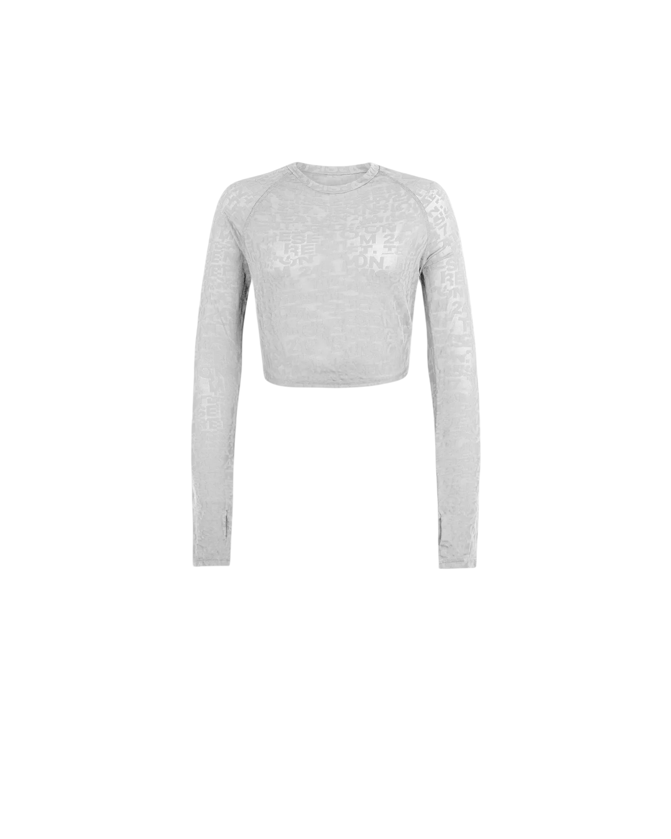 247 GLITCH CROPPED TRAINING T-SHIRT