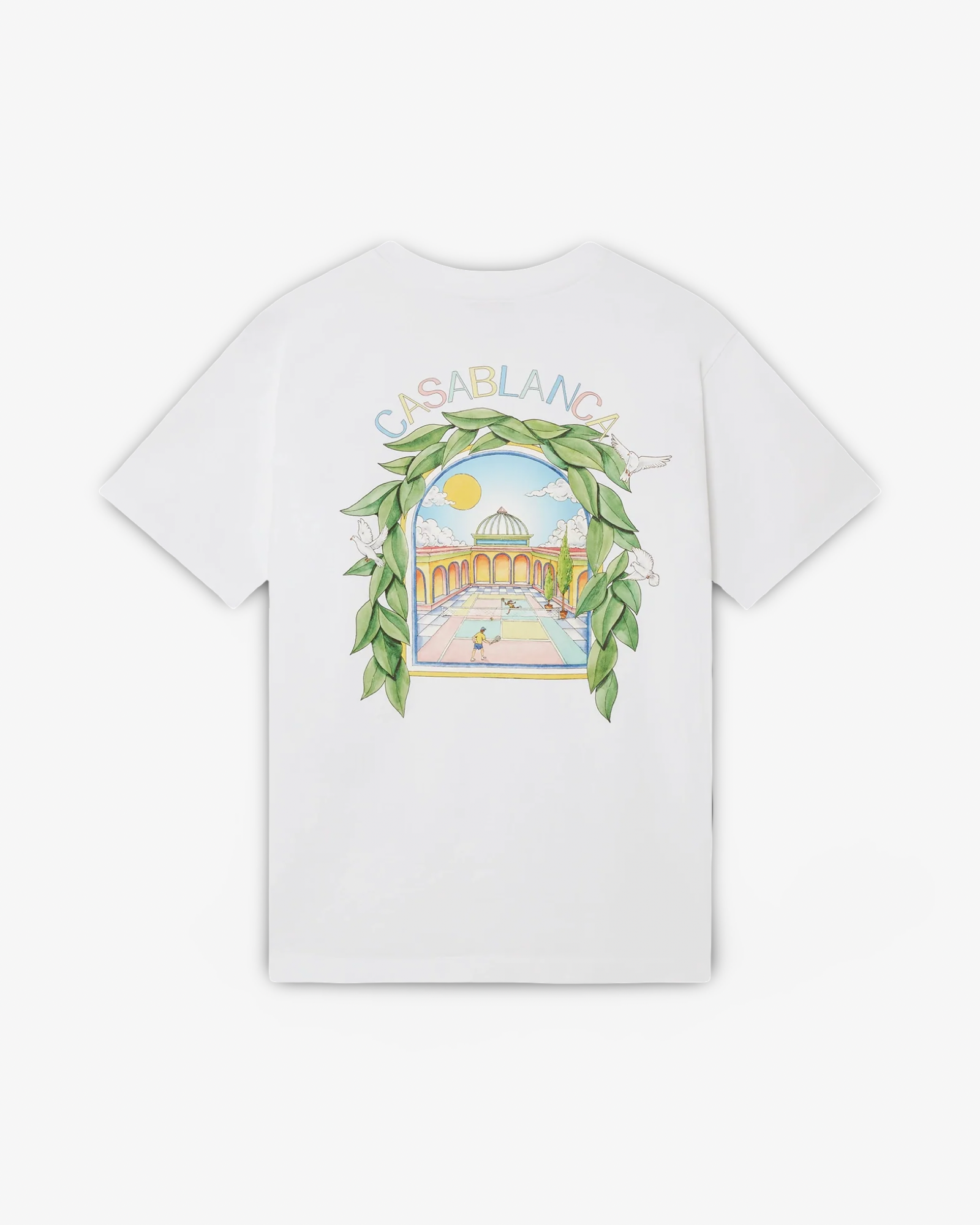 Casablanca L'Arche De Tennis Short Sleeve T-Shirt