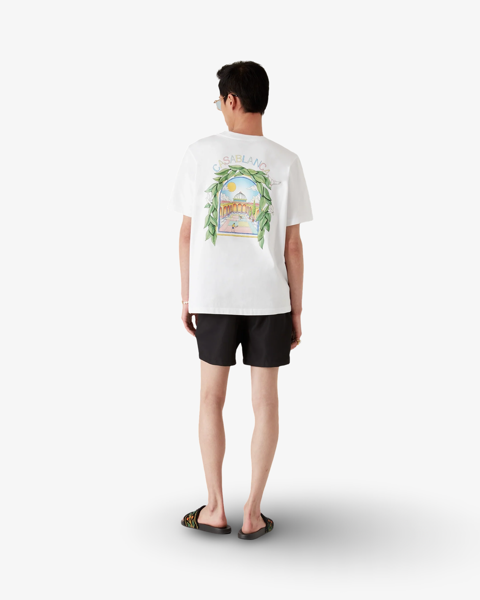 Casablanca L'Arche De Tennis Short Sleeve T-Shirt