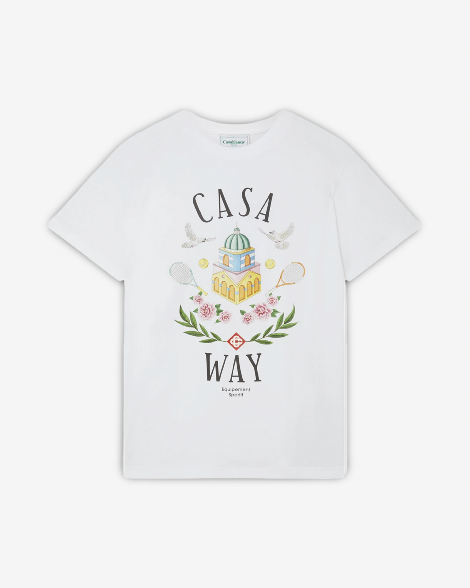 Casablanca CASA WAY SHORT SLEEVE T‑SHIRT