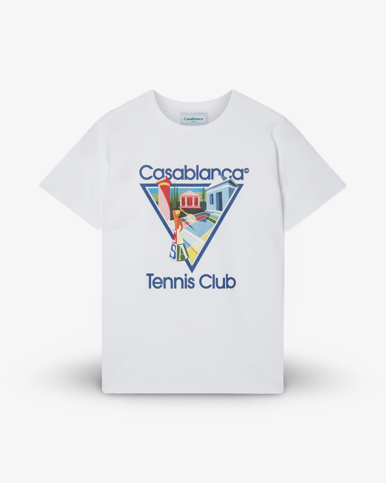 Casablanca LA JOUEUSE SHORT SLEEVE T‑SHIRT