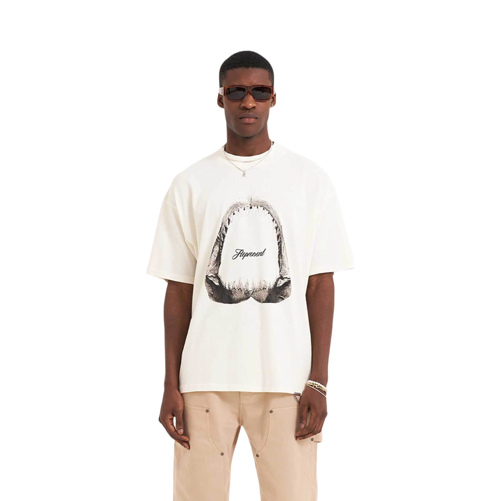 REPRESENT SHARK JAWS T-SHIRT