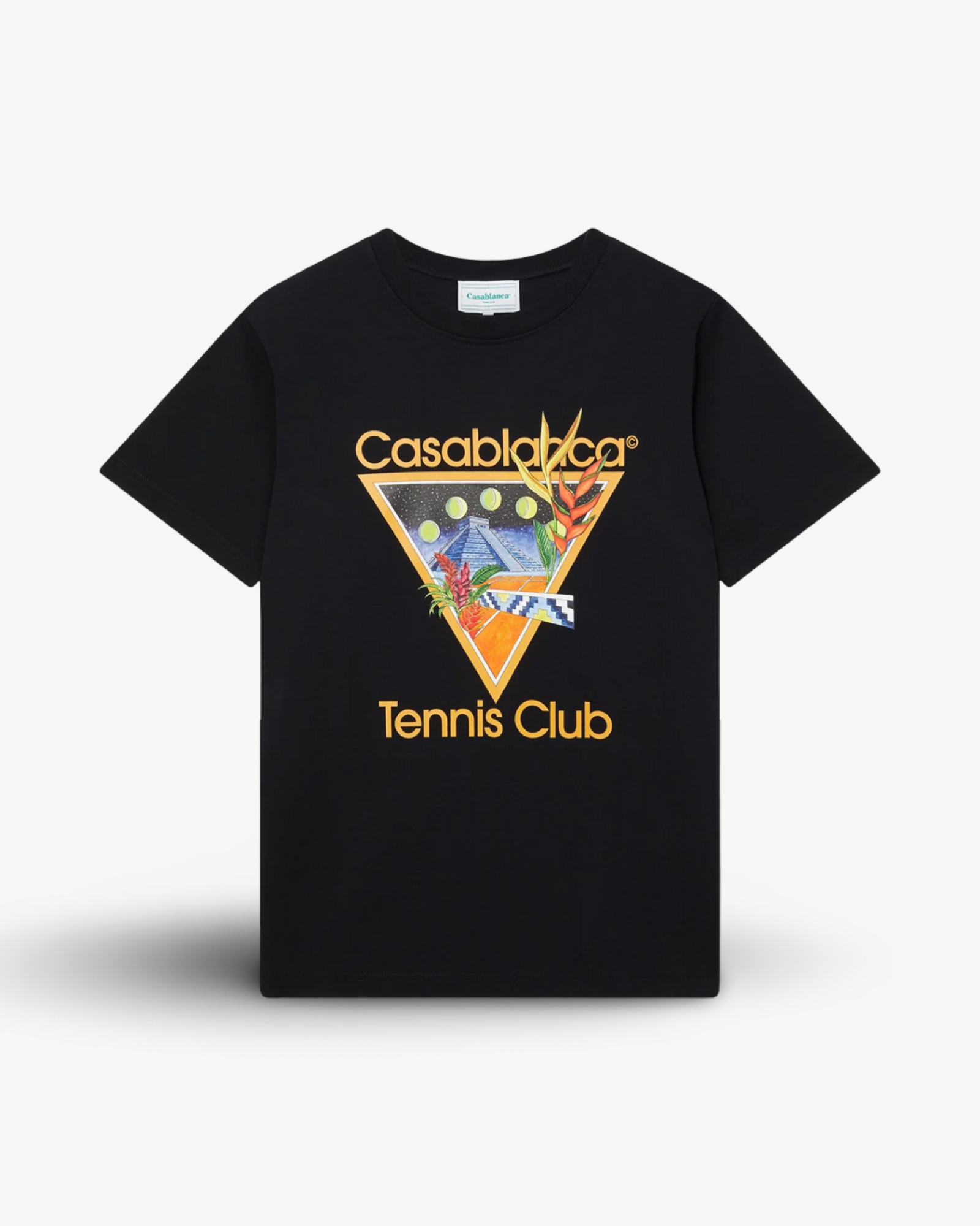Casablanca TENNIS CLUB ICON SHORT SLEEVE T‑SHIRT