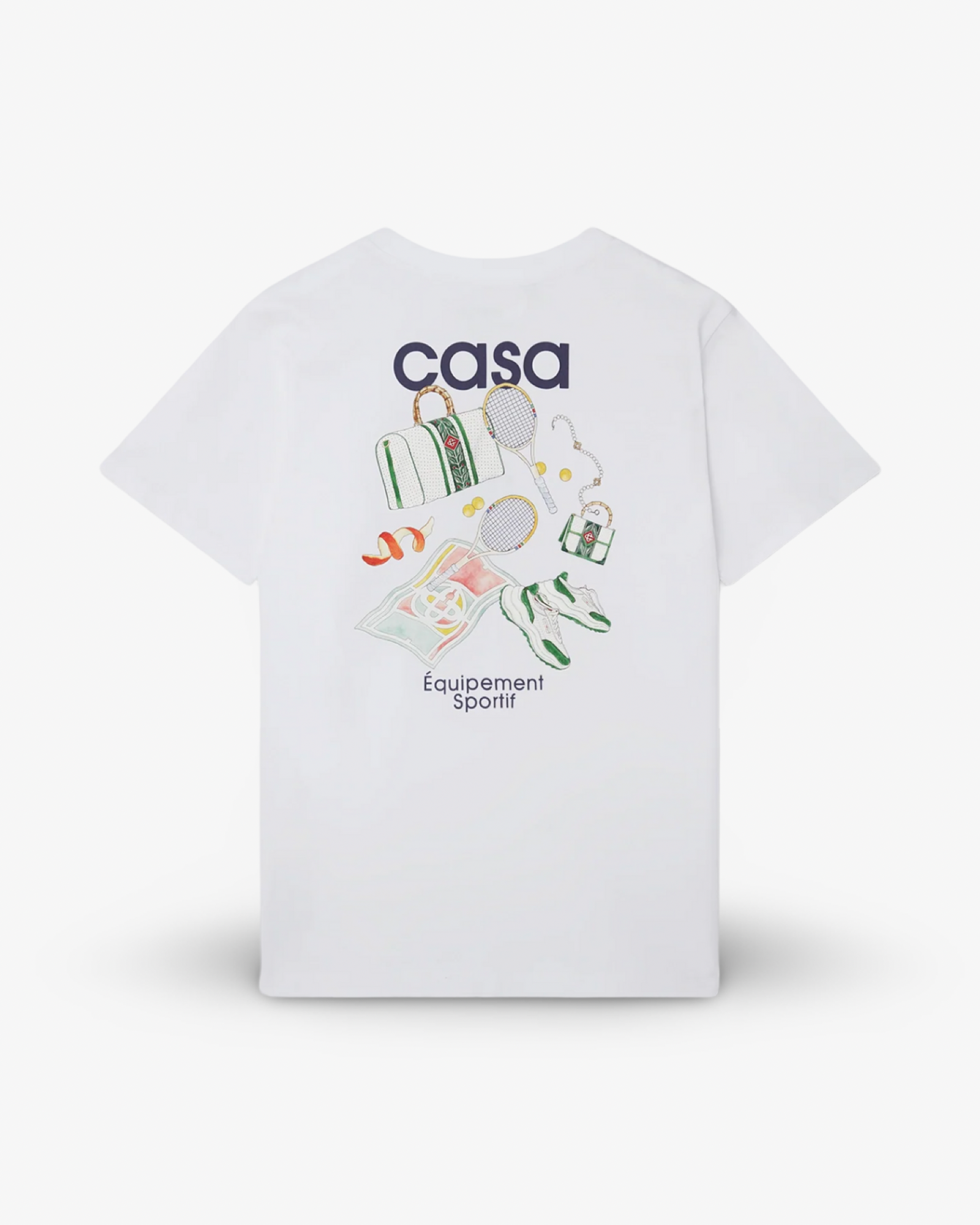 Casablanca EQUIPEMENT SPORTIF SHORT SLEEVE T‑SHIRT