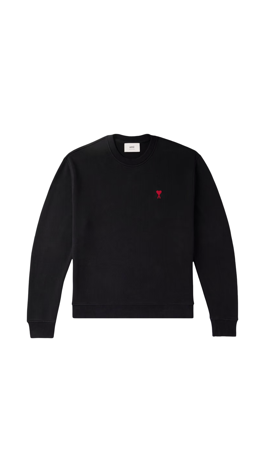 AMI PARIS SWEATSHIRT BLACK
