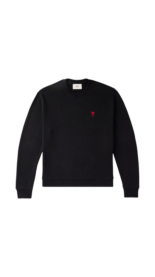 AMI PARIS SWEATSHIRT BLACK